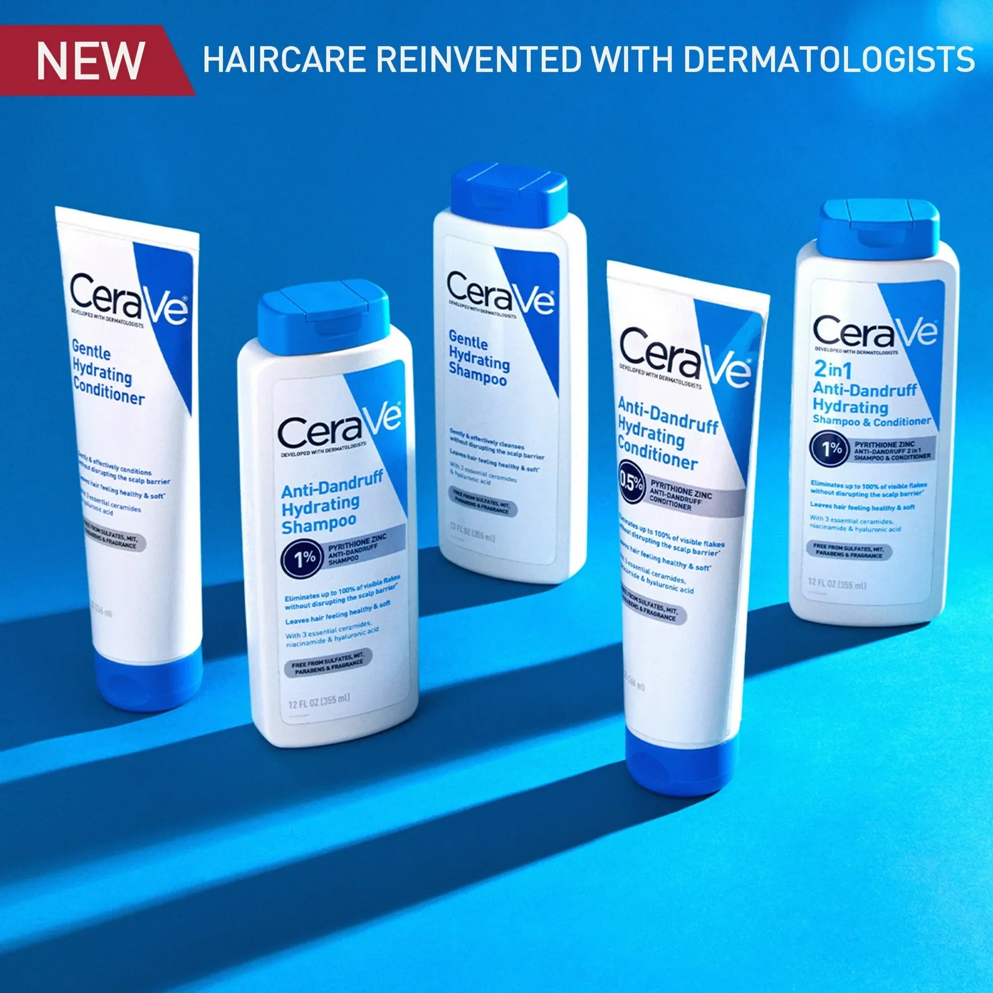 Wholesale Price with free shipping across the USA for CeraVe Hydrating Anti Dandruff Shampoo Sulfate Free & Color Safe Itchy Scalp Treatment - Manji Distributors