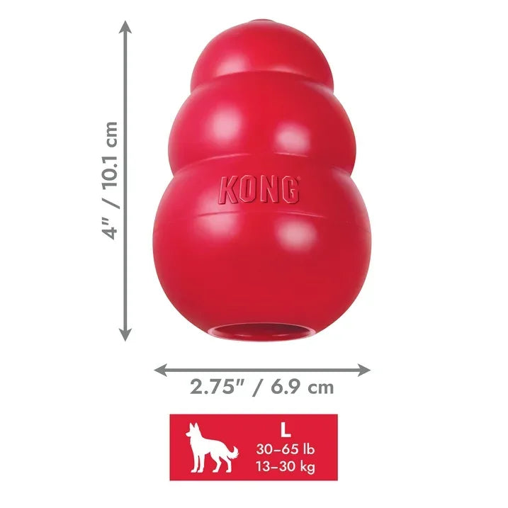 Wholesale Price with free shipping across the USA for KONG® Classic Stuffable Dog Chew Toy, Large - Manji Distributors