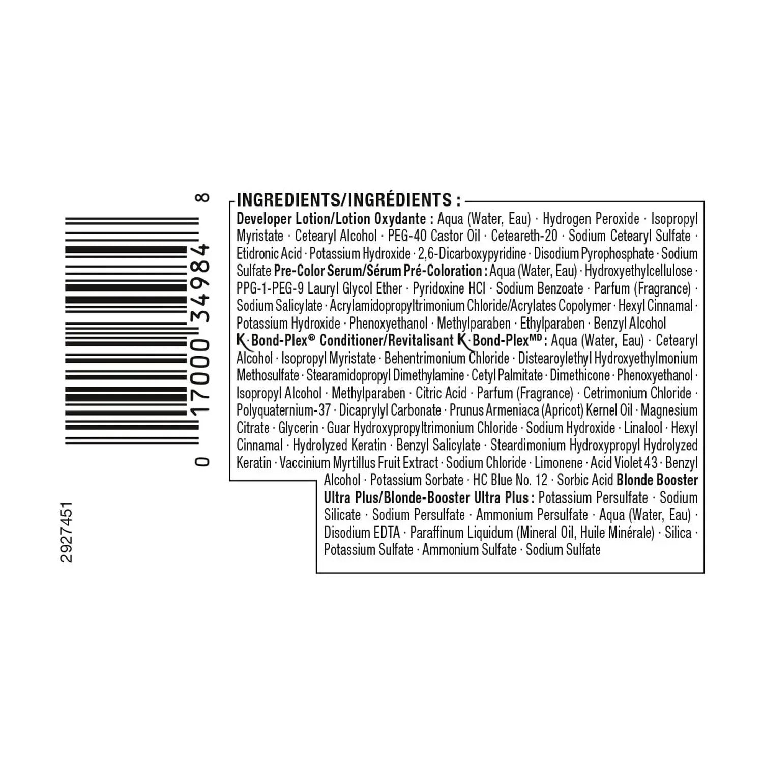 Wholesale Price with free shipping across the USA for Schwarzkopf Keratin Blonde Hair Dye Platinum Blonde 001, Ultra Lightening Kit, 1 Application - Manji Distributors