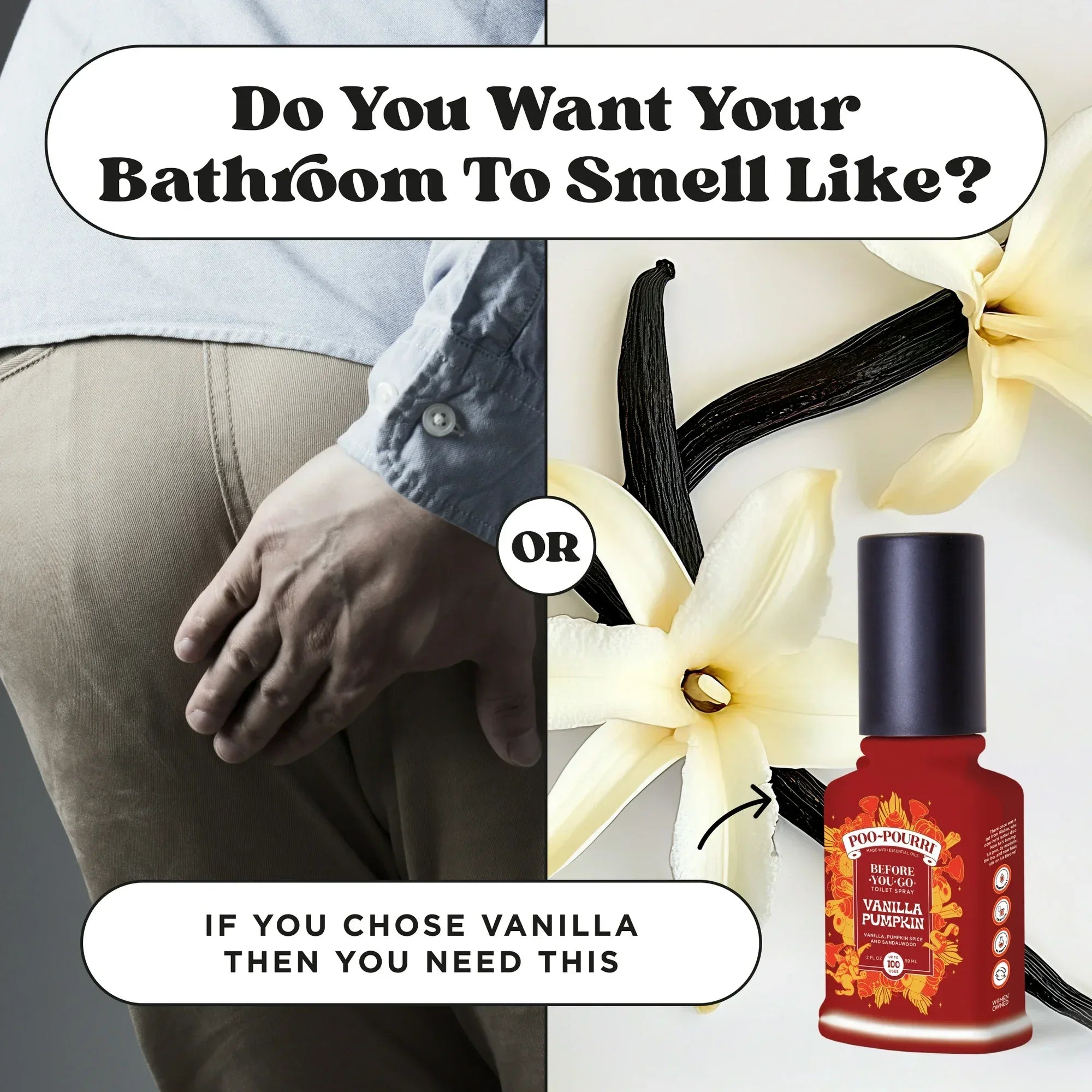 Wholesale Price with free shipping across the USA for Poo-Pourri Before-You-Go Toilet Spray Vanilla Pumpkin 2oz - Manji Distributors