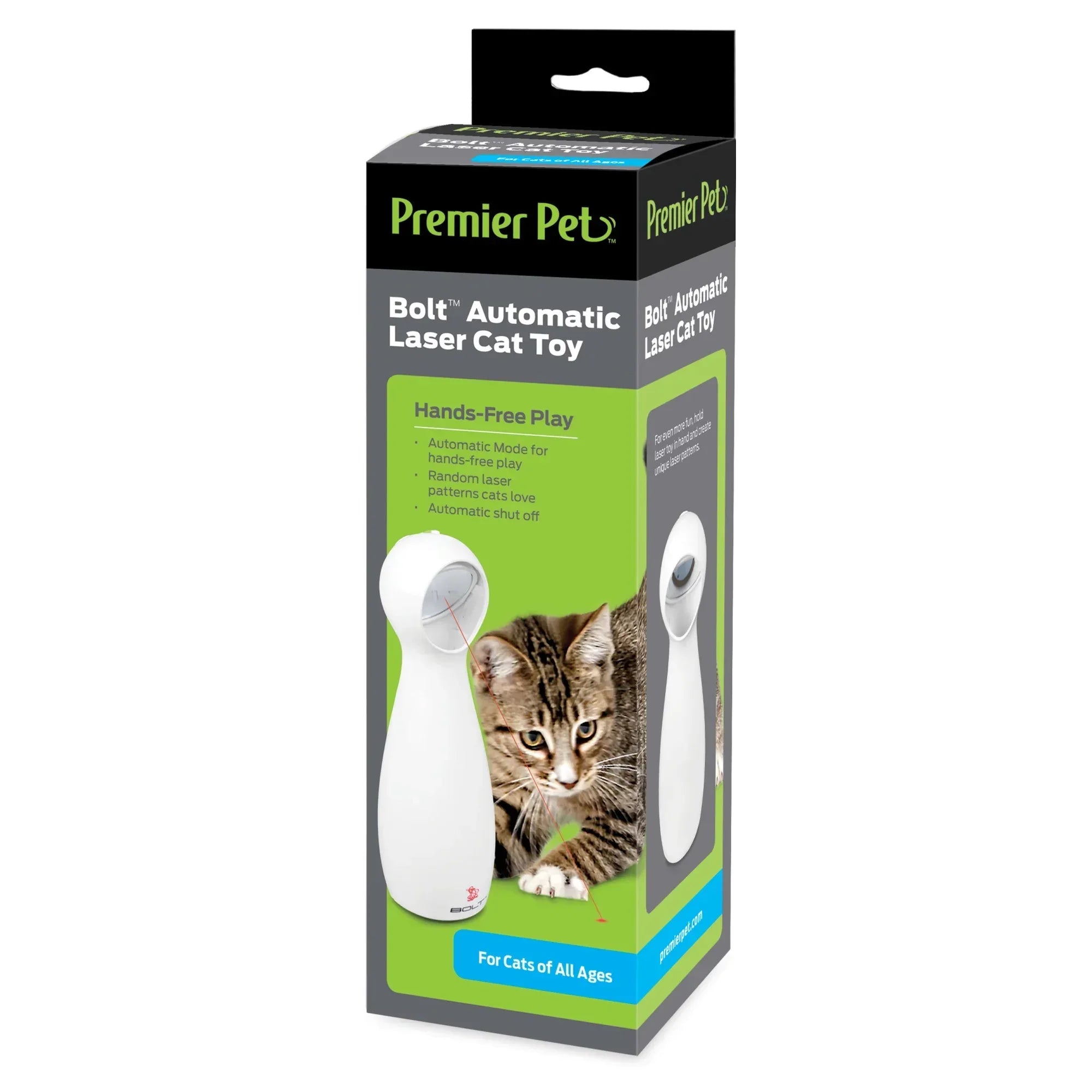 Wholesale Price with free shipping across the USA for Premier Pet Bolt Automatic Laser Cat Toy - Play and Exercise - Manji Distributors