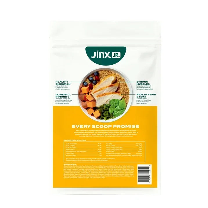 Wholesale Price with free shipping across the USA for Jinx Puppy Cage-Free Chicken, Brown Rice, & Sweet Potato Dry Dog Food, 4lb. Bag - Manji Distributors