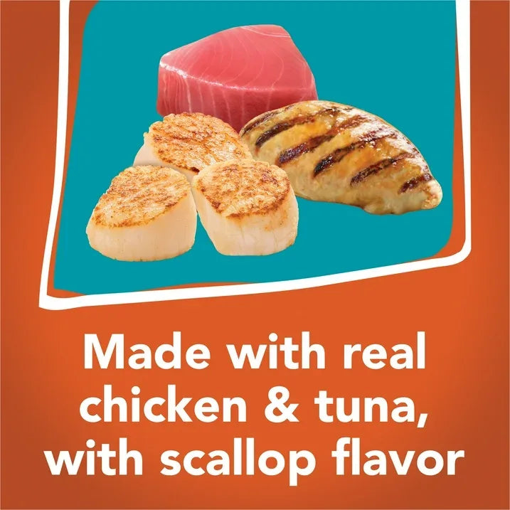 Wholesale Price with free shipping across the USA for (12 pack) Purina Friskies Chicken and Tuna, Wet Cat Food, 5.5 oz Can - Manji Distributors