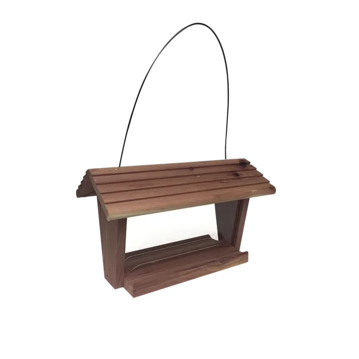 Wholesale Price with free shipping across the USA for Pennington Red Cedar Natures Friend Hopper Bird Feeder, 3 lb Capacity - Manji Distributors