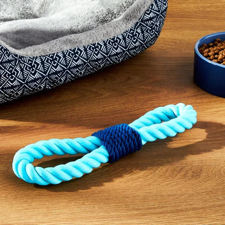 Wholesale Price with free shipping across the USA for Vibrant Life Chomp and Tug Buddy Rope Dog Toy, Chewable - Manji Distributors