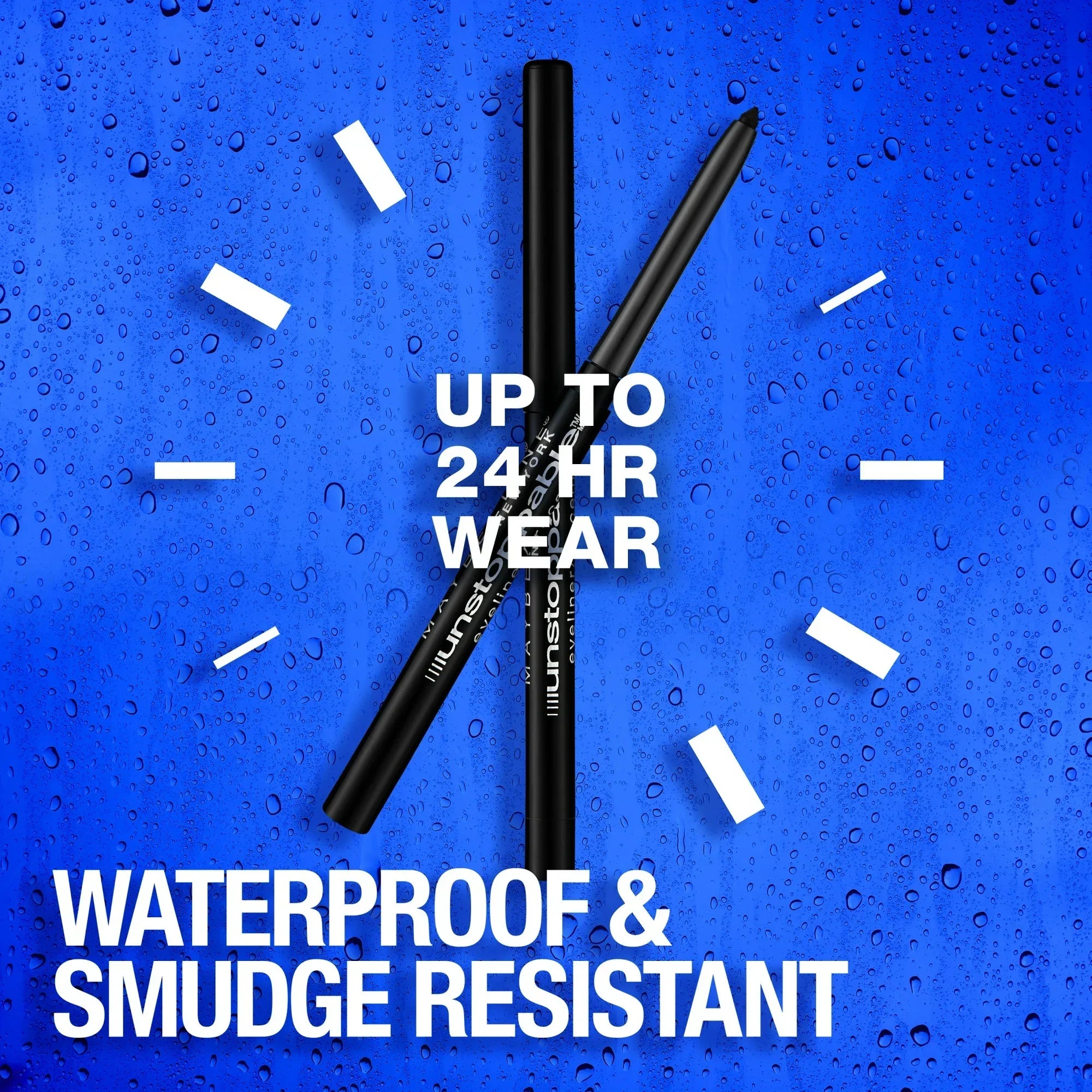 Wholesale Price with free shipping across the USA for Maybelline Unstoppable Waterproof Eyeliner, Pewter - Manji Distributors