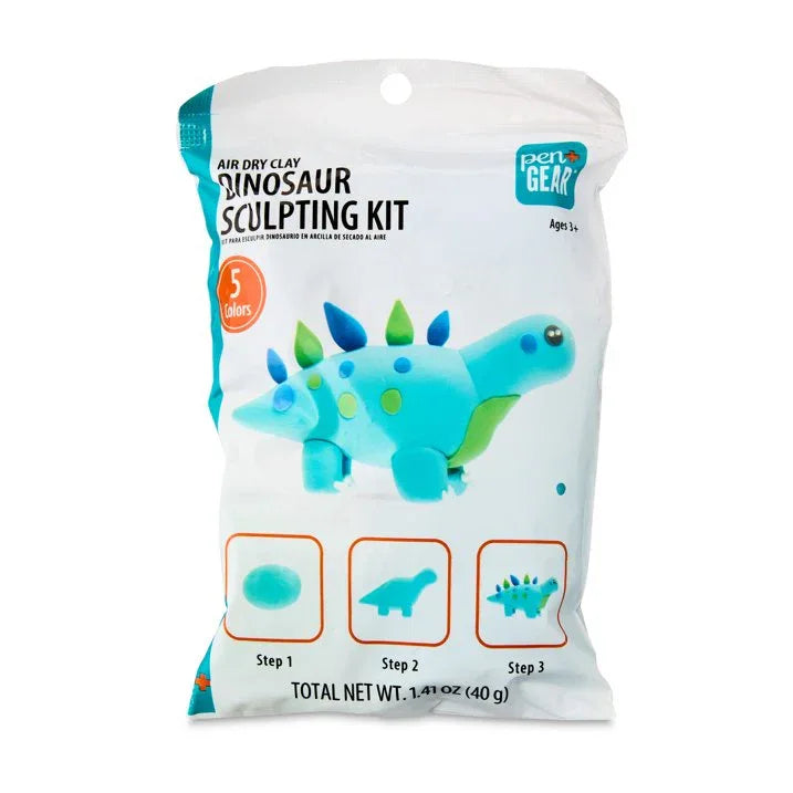 Wholesale Price with free shipping across the USA for (8 pack) Pen+Gear Dinosaur Air Dry Clay Sculpting Kit - Blue - Manji Distributors