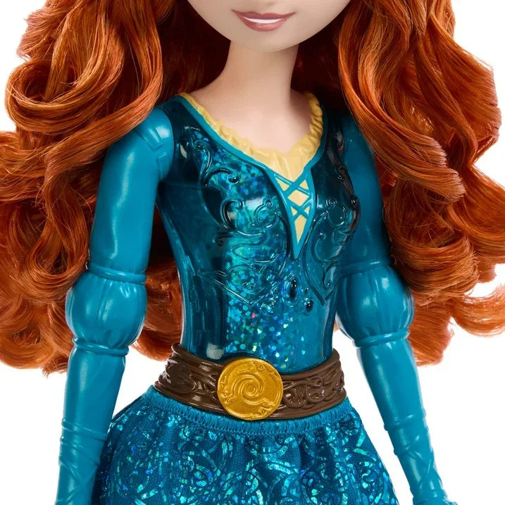 Wholesale Price with free shipping across the USA for Disney Princess Merida Fashion Doll with Red Hair, Blue Eyes & Hair Accessory, Sparkling Look - Manji Distributors