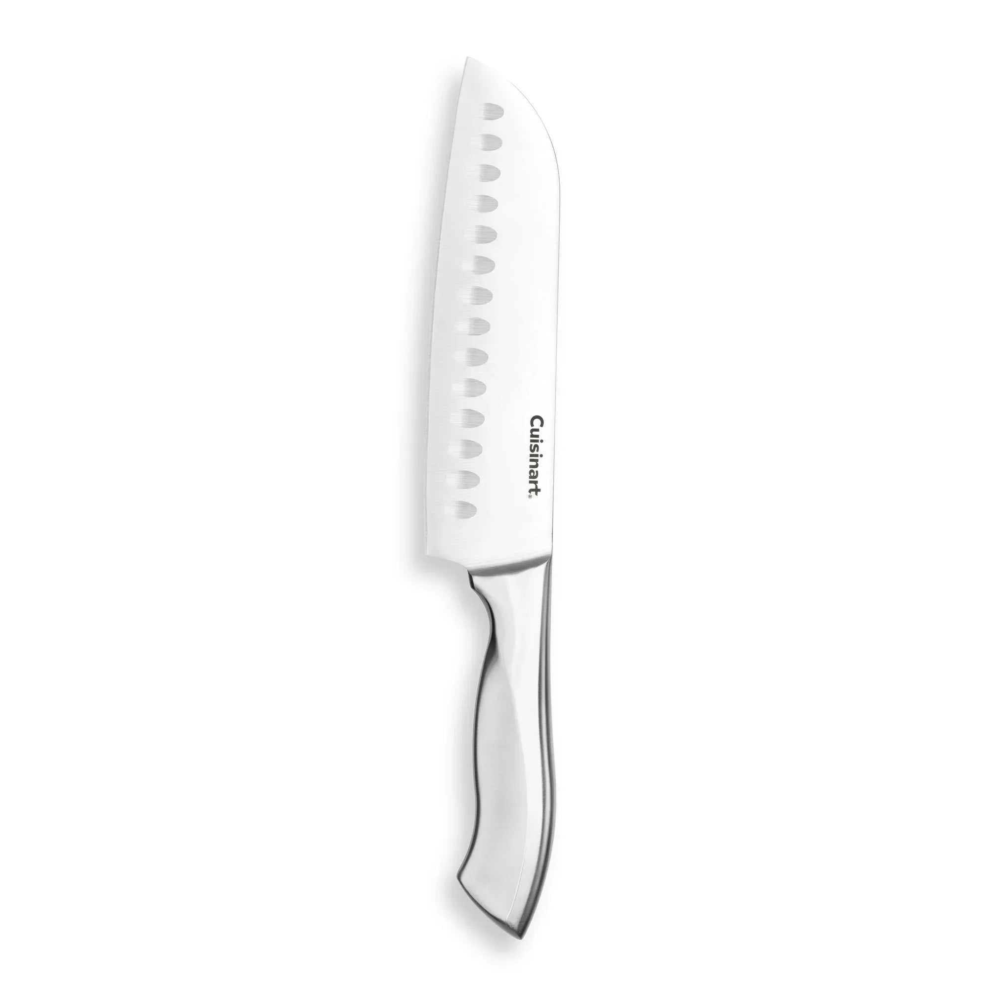 Wholesale Price with free shipping across the USA for Cuisinart Classic Stainless Steel 7” Santoku Knife with Blade Guard - Manji Distributors