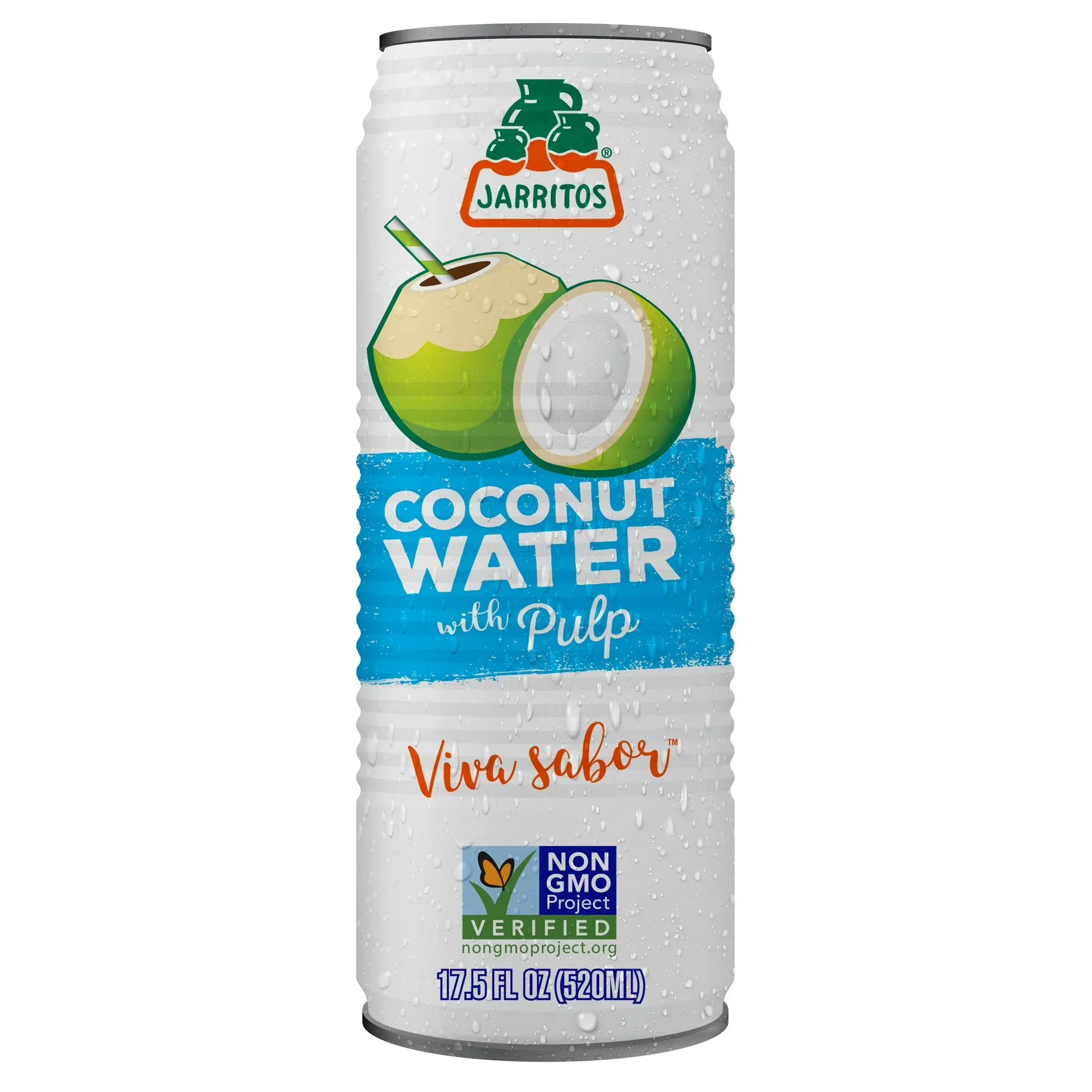 Wholesale Price with free shipping across the USA for (12 pack) Jarritos Coconut Water With Pulp, 17.5 fl oz (520 ml) Can , 1 Count - Manji Distributors