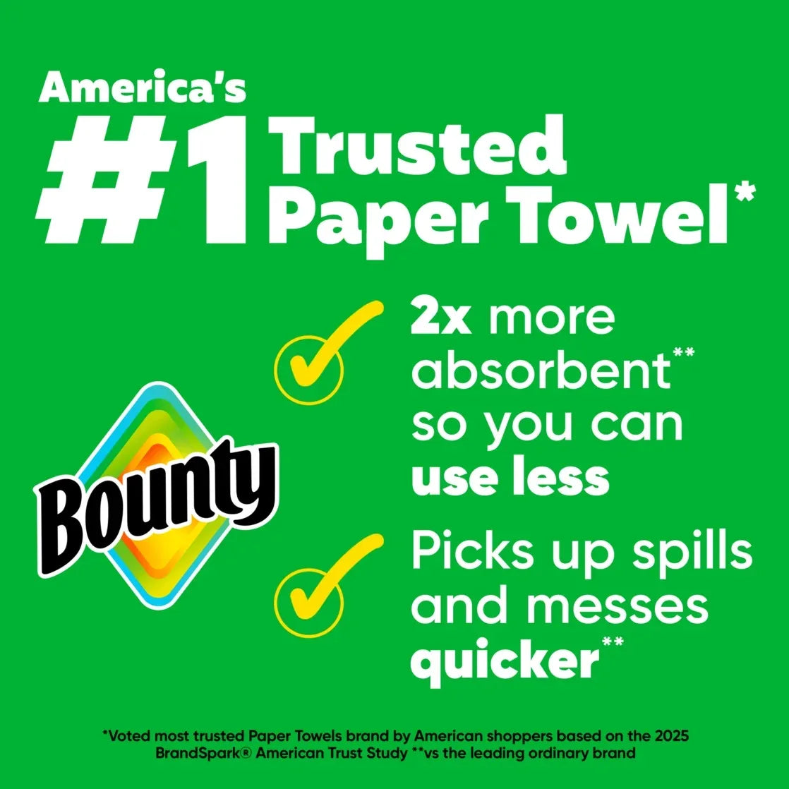 Wholesale Price with free shipping across the USA for Bounty Paper Towels Full Sheet White, 2 Triple Rolls, 75 Sheets Per Roll - Manji Distributors