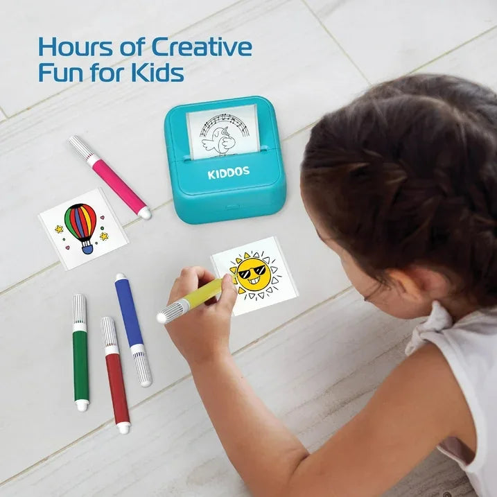 Wholesale Price with free shipping across the USA for Kiddos Sticker Maker Machine – Sticker Maker for Kids 8+ DIY Arts and Crafts Kit with Markers, Sticker Rolls & App - Manji Distributors