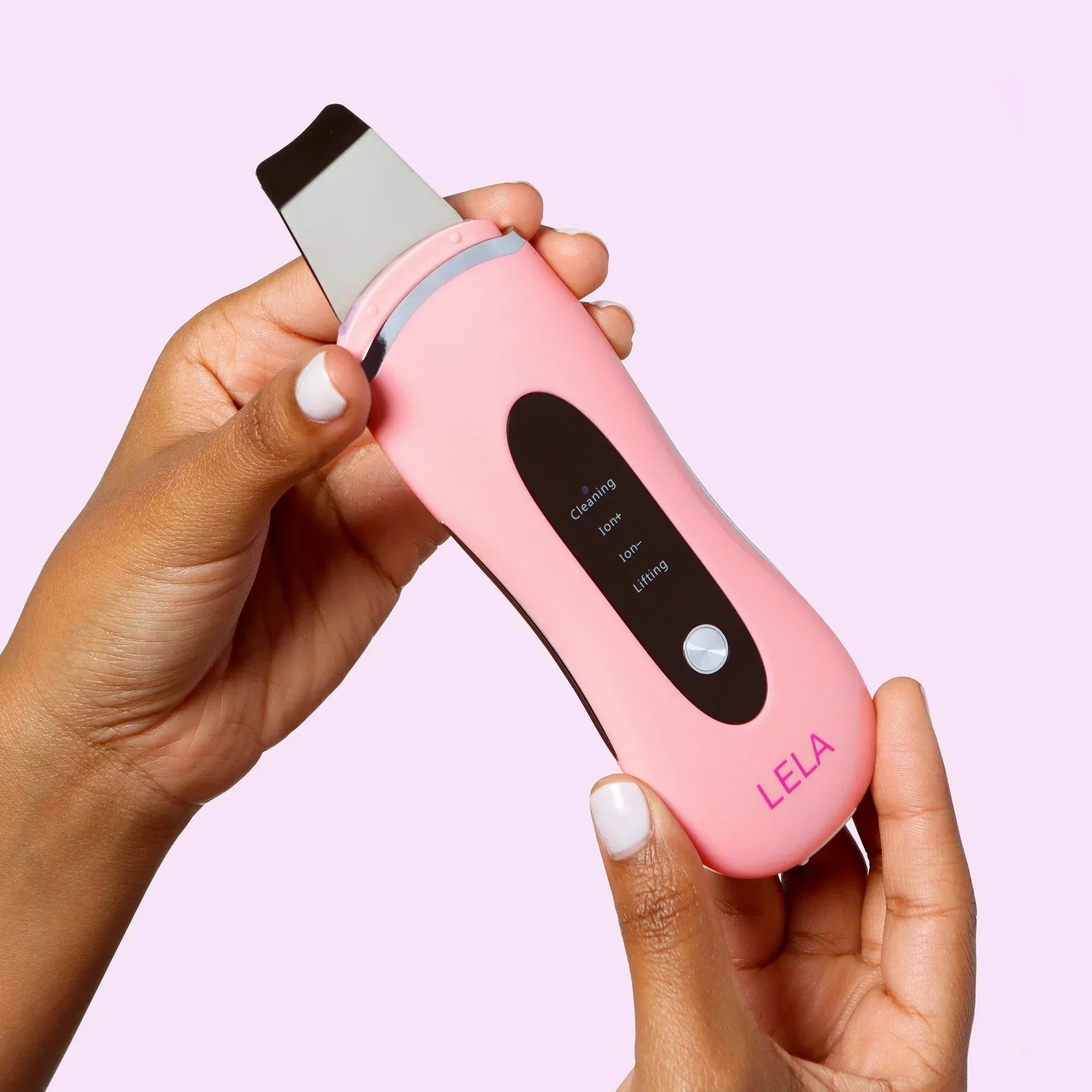 Wholesale Price with free shipping across the USA for Spa Sciences LELA: 4-in-1 Ultrasonic Facial Spatula for deep cleansing, pore extraction, serum infusion, anti-aging, and contouring - Manji Distributors