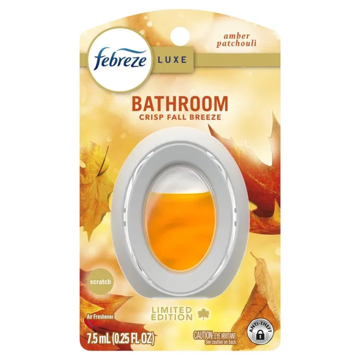 Wholesale Price with free shipping across the USA for (2 pack) Febreze Bathroom Air Freshener, Odor-Fighting, Crisp Fall Breeze Scent, 1 Count - Manji Distributors