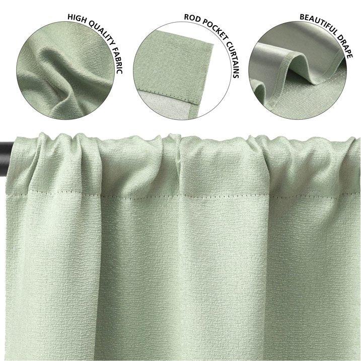 Wholesale Price with free shipping across the USA for (4 pack) Mainstays 4 of a Kind Blackout Curtain Panels, Set of 4, Soft Sea, 28