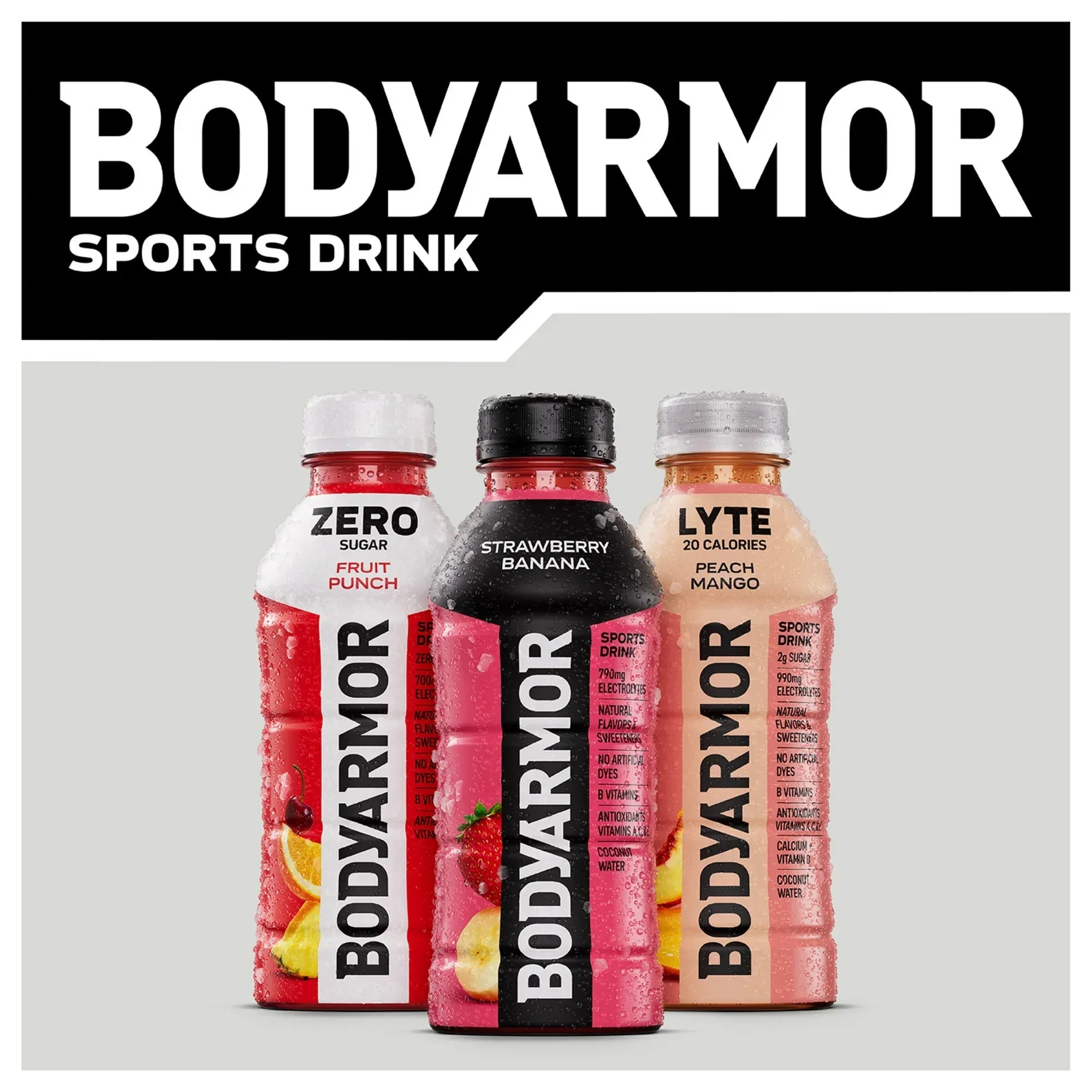 Wholesale Price with free shipping across the USA for BODYARMOR Sports Drink Blue Raspberry, 12 fl oz, 18 Pack - Manji Distributors