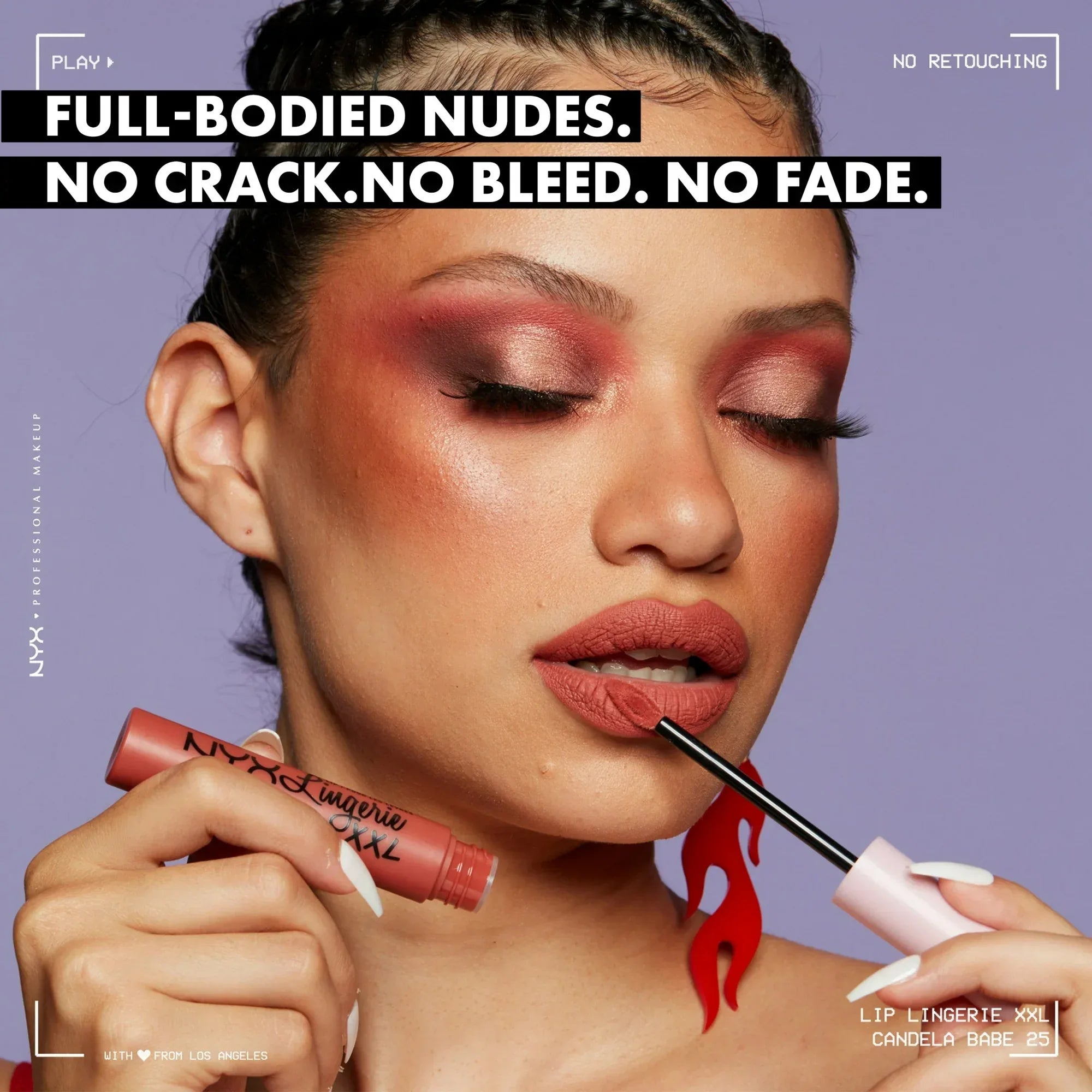 Wholesale Price with free shipping across the USA for NYX Professional Makeup Lip Lingerie XXL Matte Liquid Lipstick, Gettin Caliente - Manji Distributors