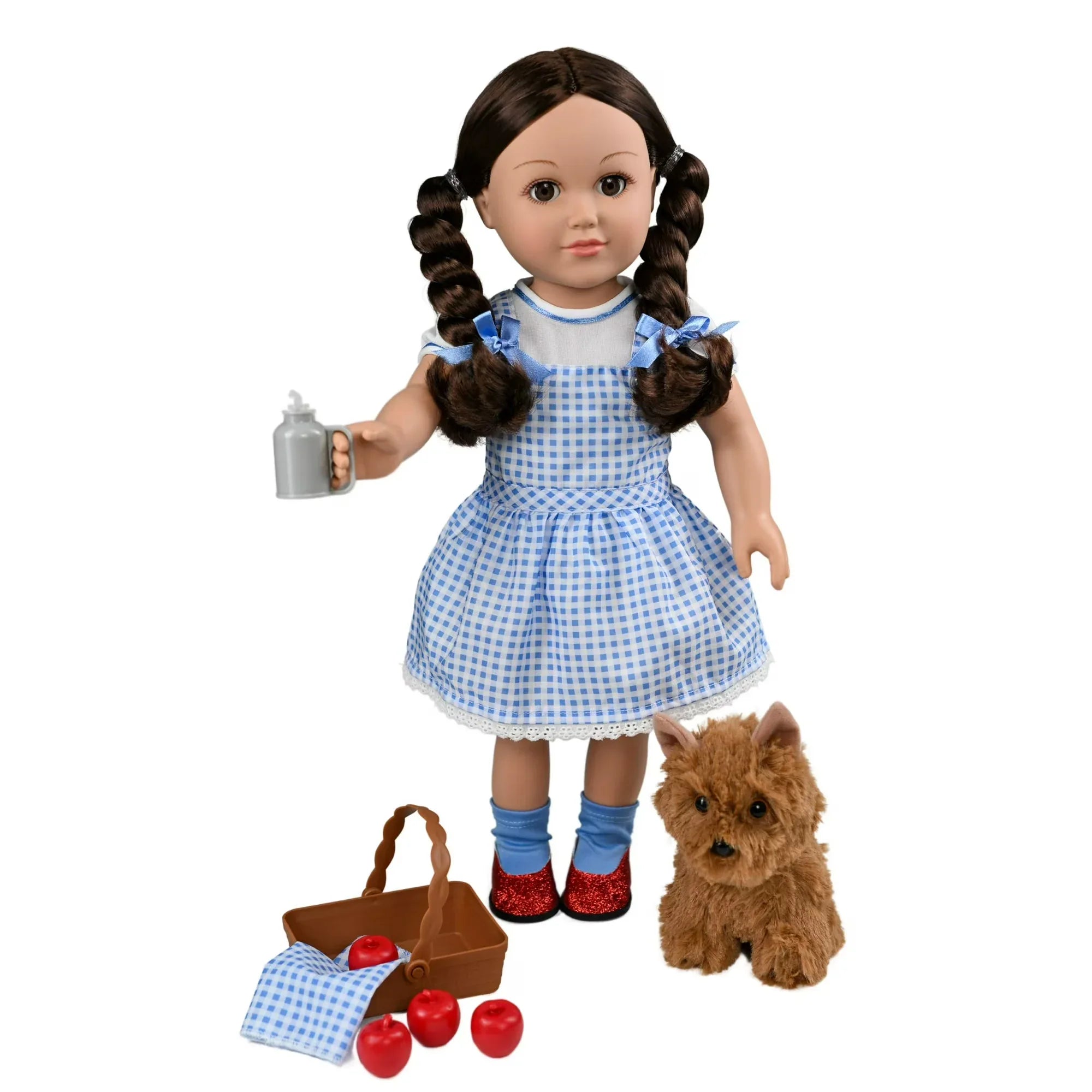 Wholesale Price with free shipping across the USA for My Life As Wizard of Oz Dorothy Posable 18-inch Doll, Brunette Hair, Brown Eyes - Manji Distributors