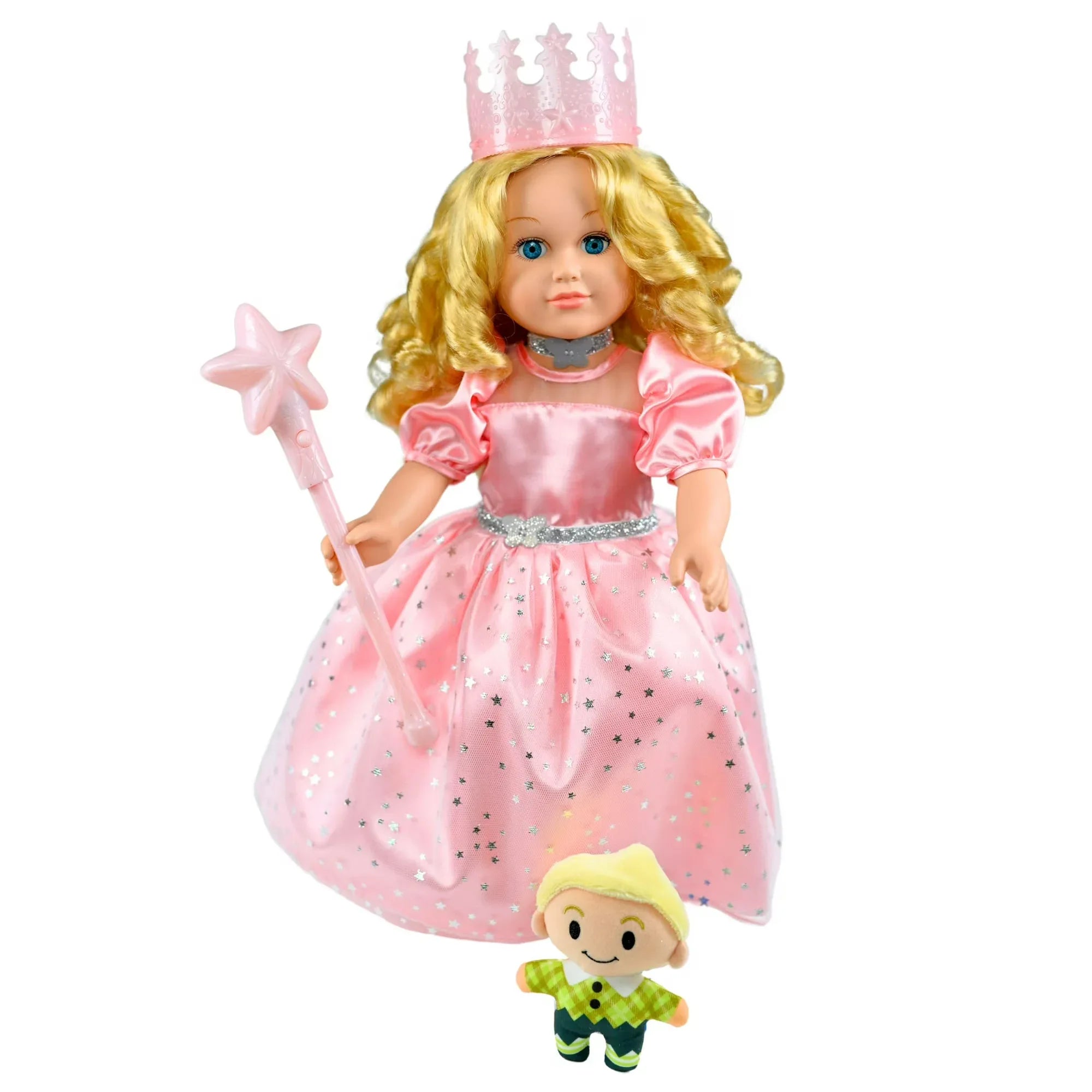 Wholesale Price with free shipping across the USA for My Life As Wizard of Oz Glinda Good Witch Posable 18-inch Doll, Medium Blonde Hair, Blue Eyes - Manji Distributors