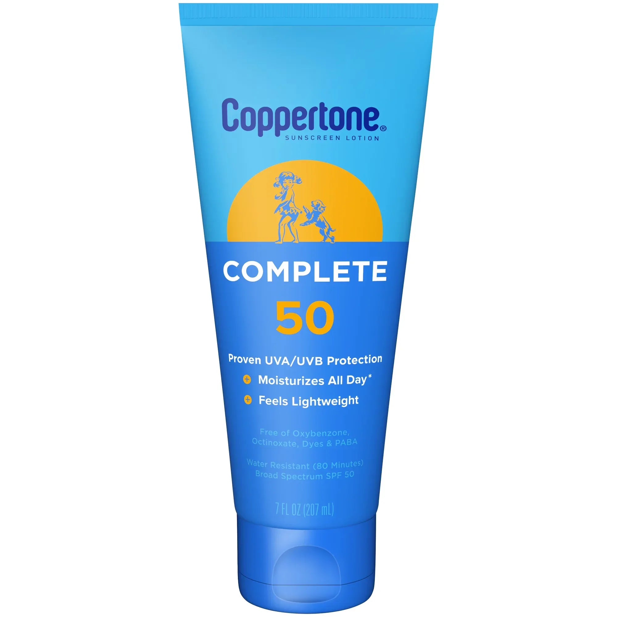Wholesale Price with free shipping across the USA for Coppertone Complete Sunscreen Lotion, SPF 50 Sunscreen, 7 oz - Manji Distributors