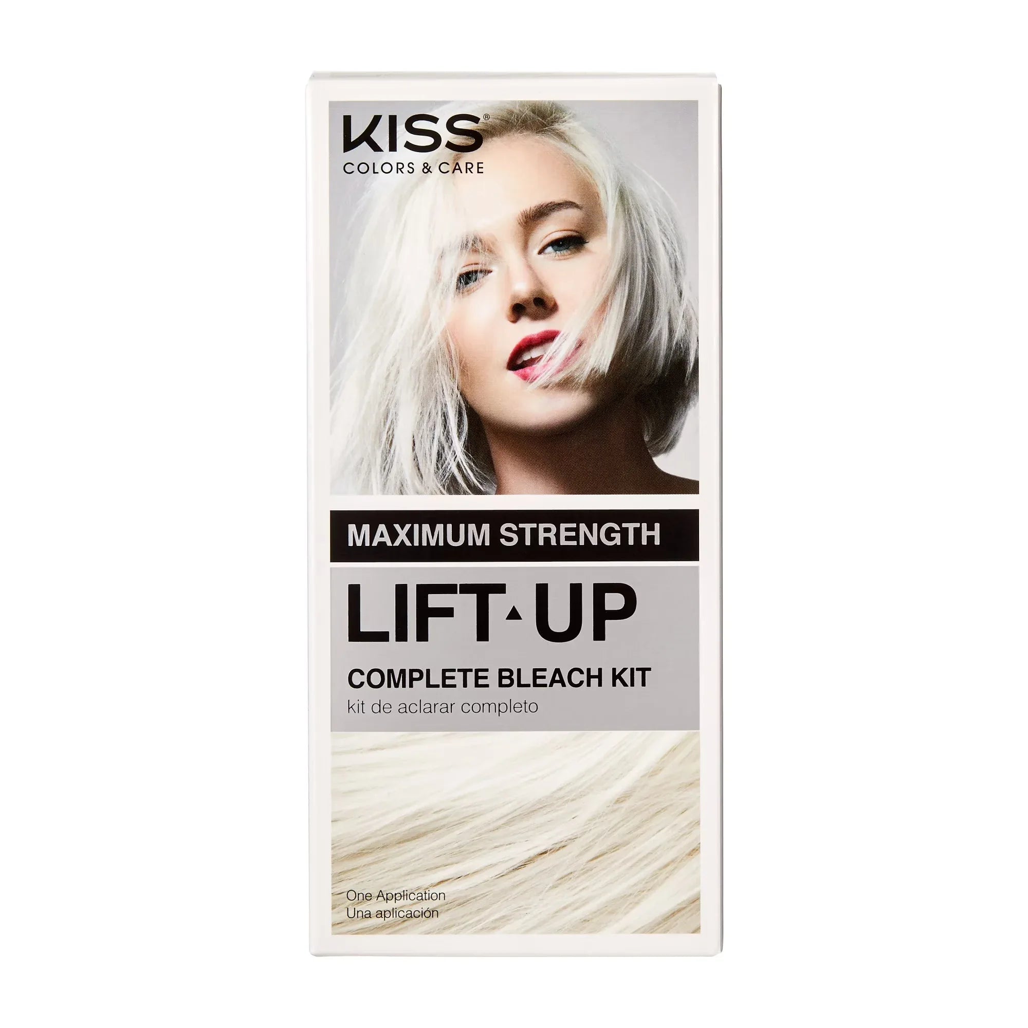 Wholesale Price with free shipping across the USA for Kiss Colors & Care Maximum Strength Lift-up Complete Bleach Toner Kit, Ice - Manji Distributors