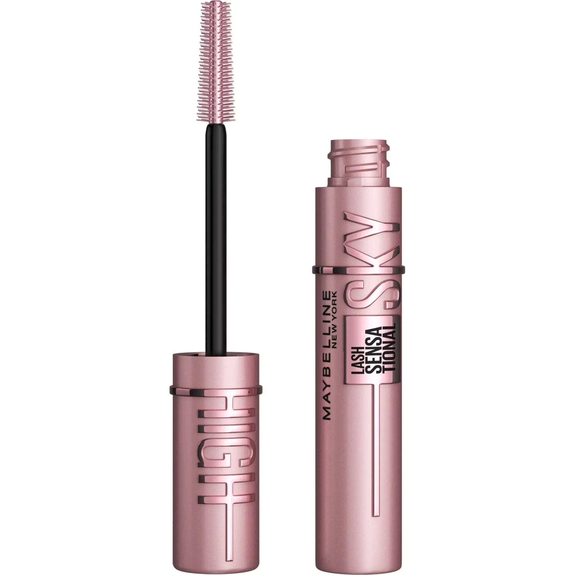 Wholesale Price with free shipping across the USA for Maybelline Lash Sensational Sky High Washable Mascara, Blackest Black - Manji Distributors