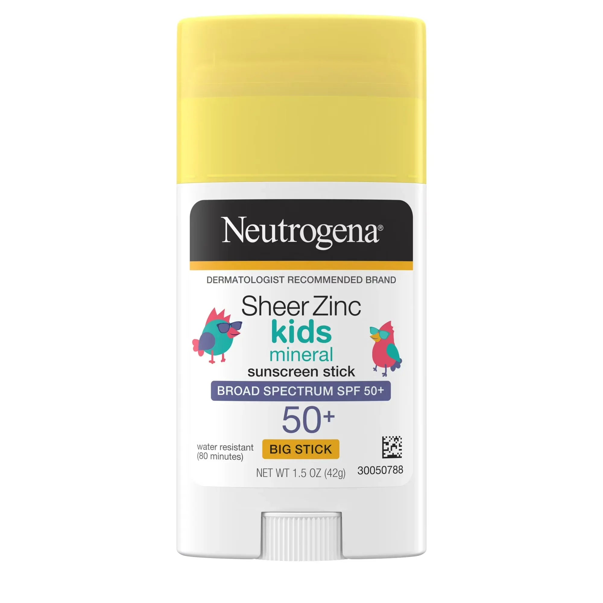 Wholesale Price with free shipping across the USA for Neutrogena Sheer Zinc Kids Mineral Sunscreen Stick, SPF 50+, 1.5 oz - Manji Distributors