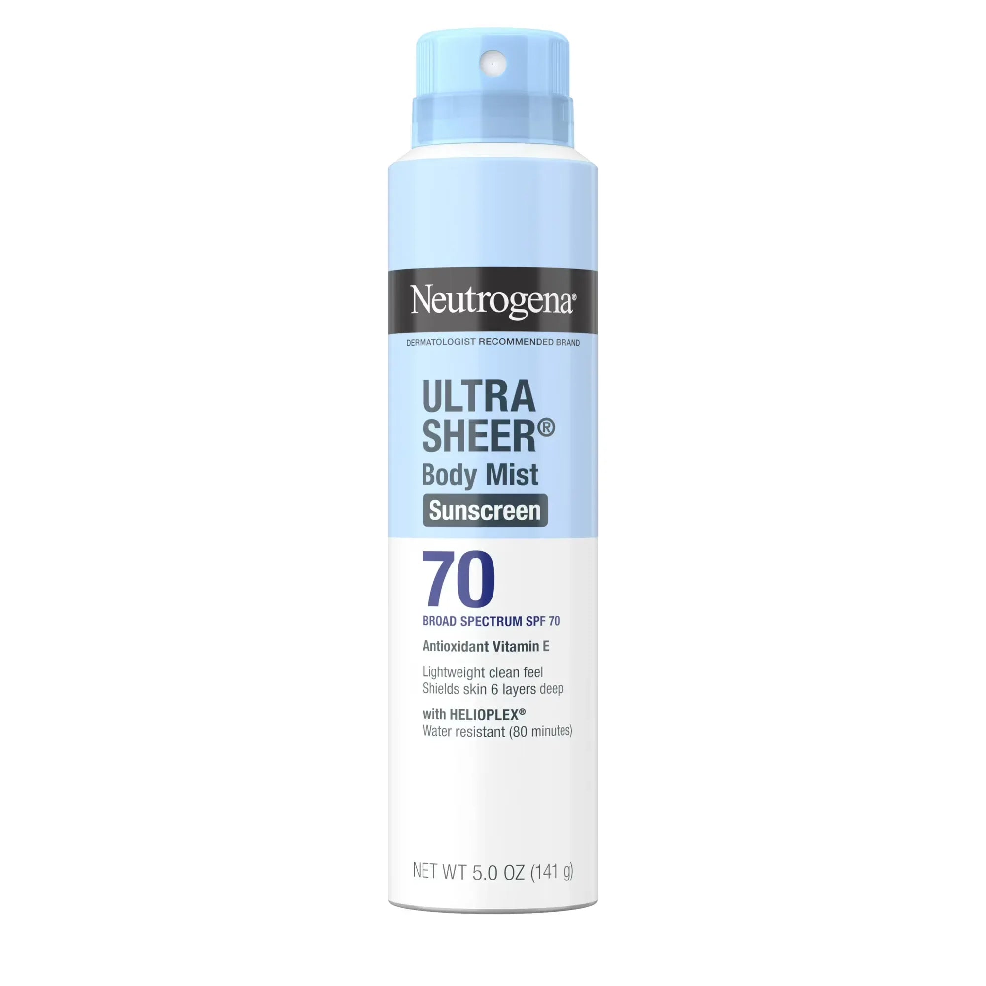 Wholesale Price with free shipping across the USA for Neutrogena Ultra Sheer Sunscreen Spray, Lightweight, SPF 70, 5 oz - Manji Distributors