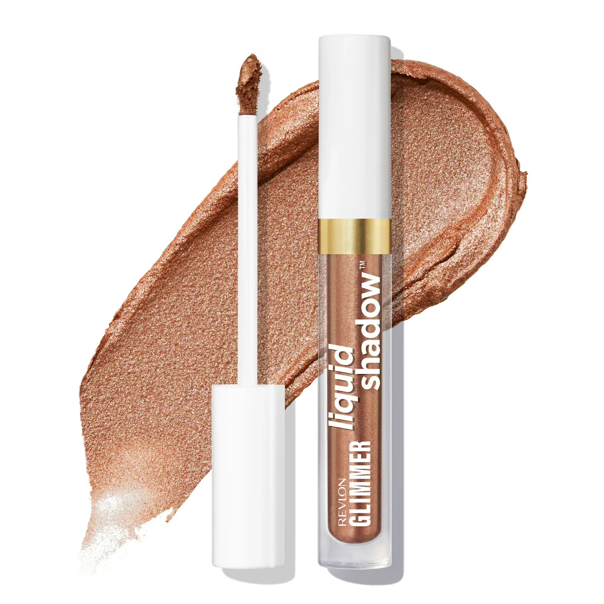 Wholesale Price with free shipping across the USA for Revlon Glimmer Liquid Shadow, Shimmer Eyeshadow Makeup, 203 Spaced Out, 0.10 fl oz - Manji Distributors