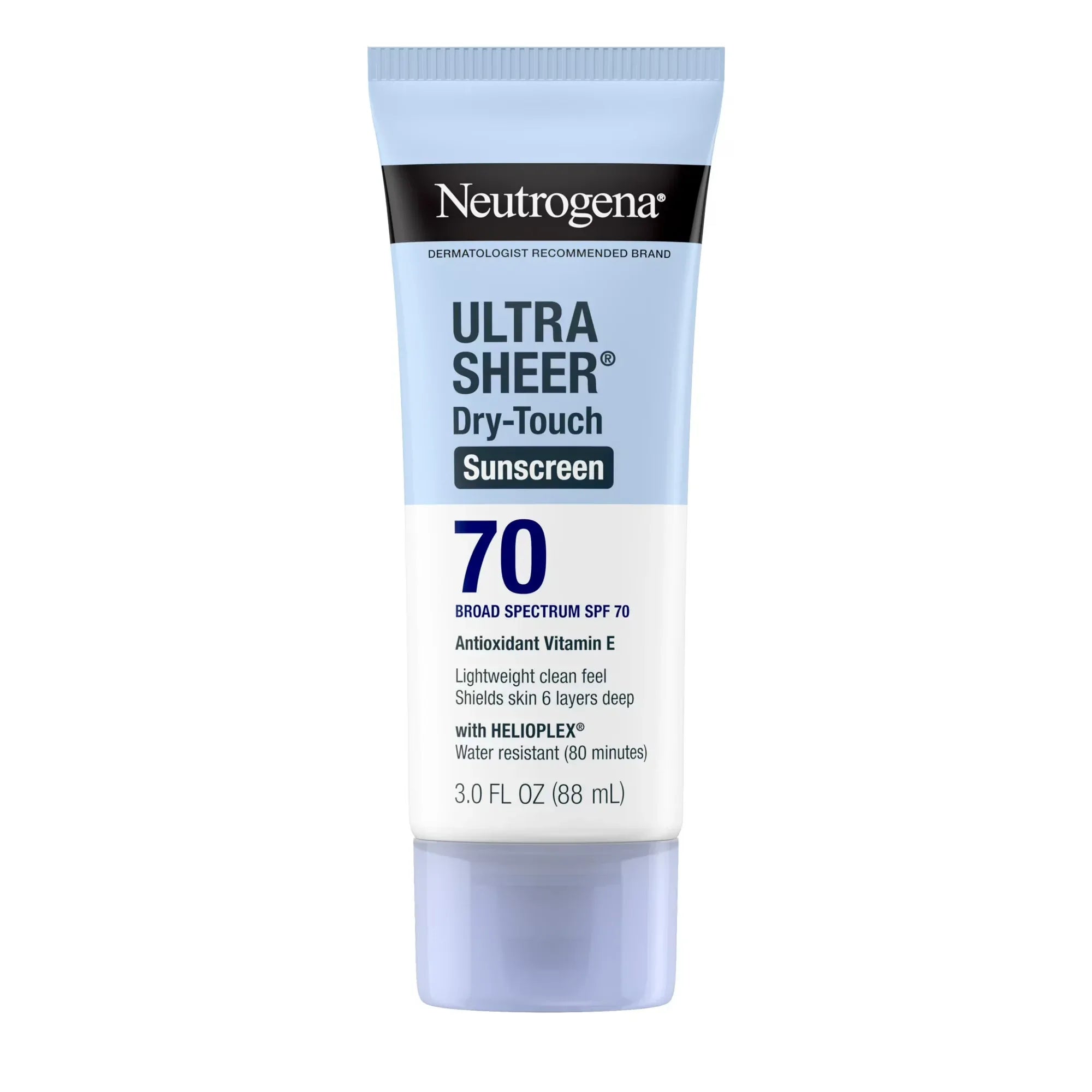 Wholesale Price with free shipping across the USA for Neutrogena Ultra Sheer Dry-Touch SPF 70 Sunscreen Lotion, 3 fl. oz - Manji Distributors