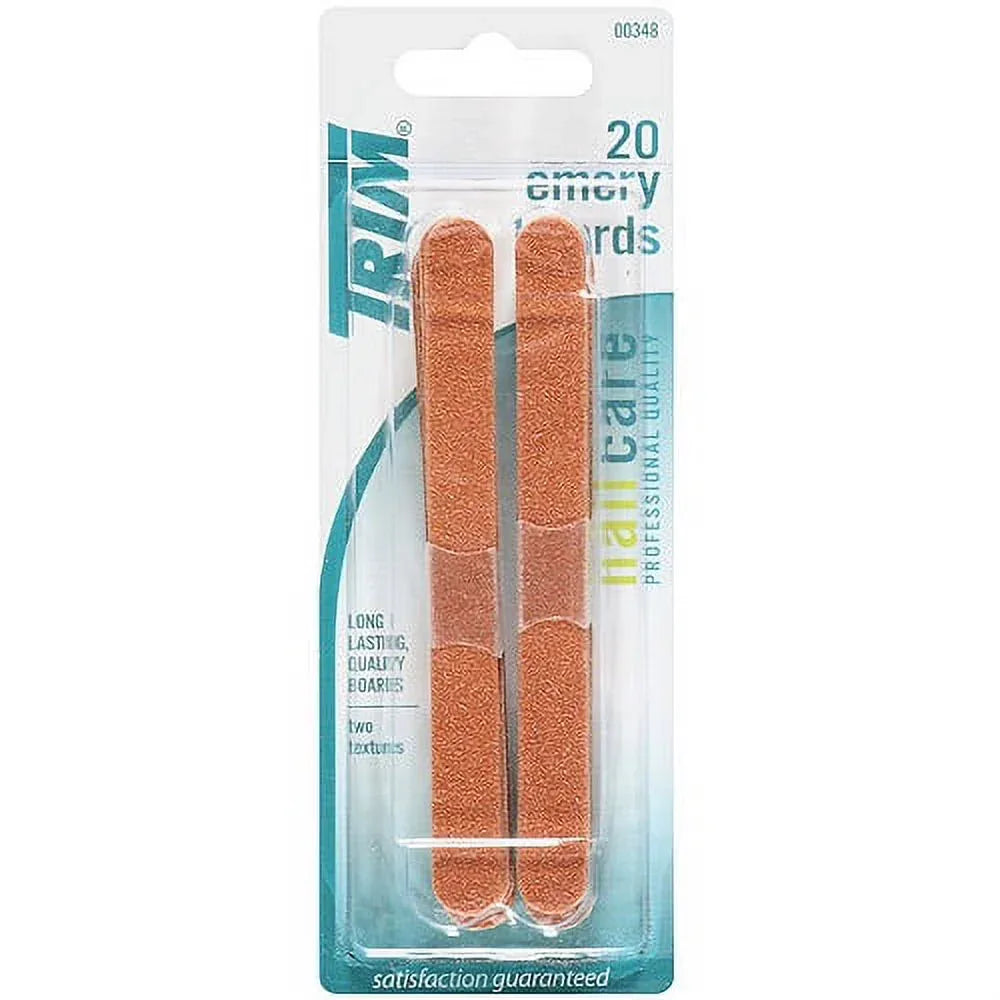 Wholesale Price with free shipping across the USA for Trim Nail Care Emery Boards, 20 Count - Manji Distributors