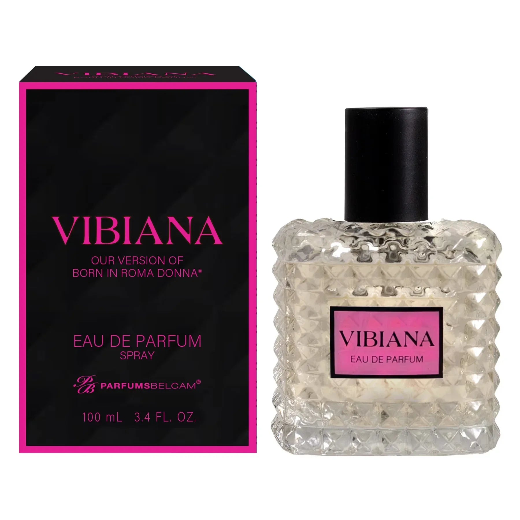 Wholesale Price with free shipping across the USA for PB ParfumsBelcam Vibiana Inspired by Born in Roma Donna, for Women, 3.4 fl oz - Manji Distributors