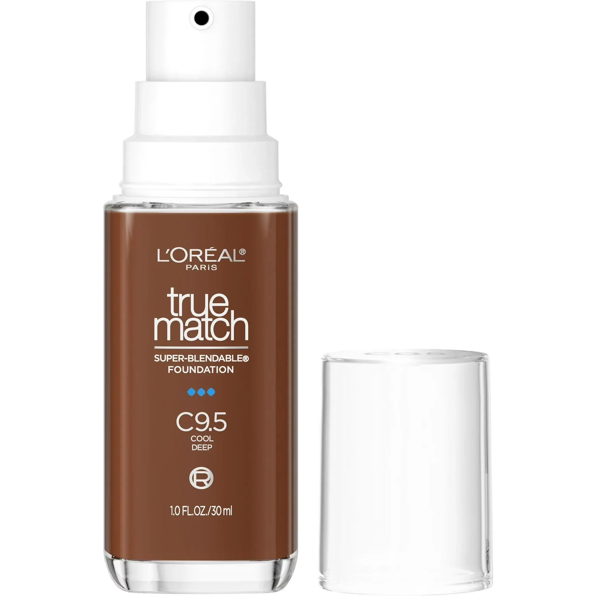 Wholesale Price with free shipping across the USA for L'Oreal Paris True Match Cream Foundation Makeup, C9.5 Cool Deep, 1 fl oz - Manji Distributors