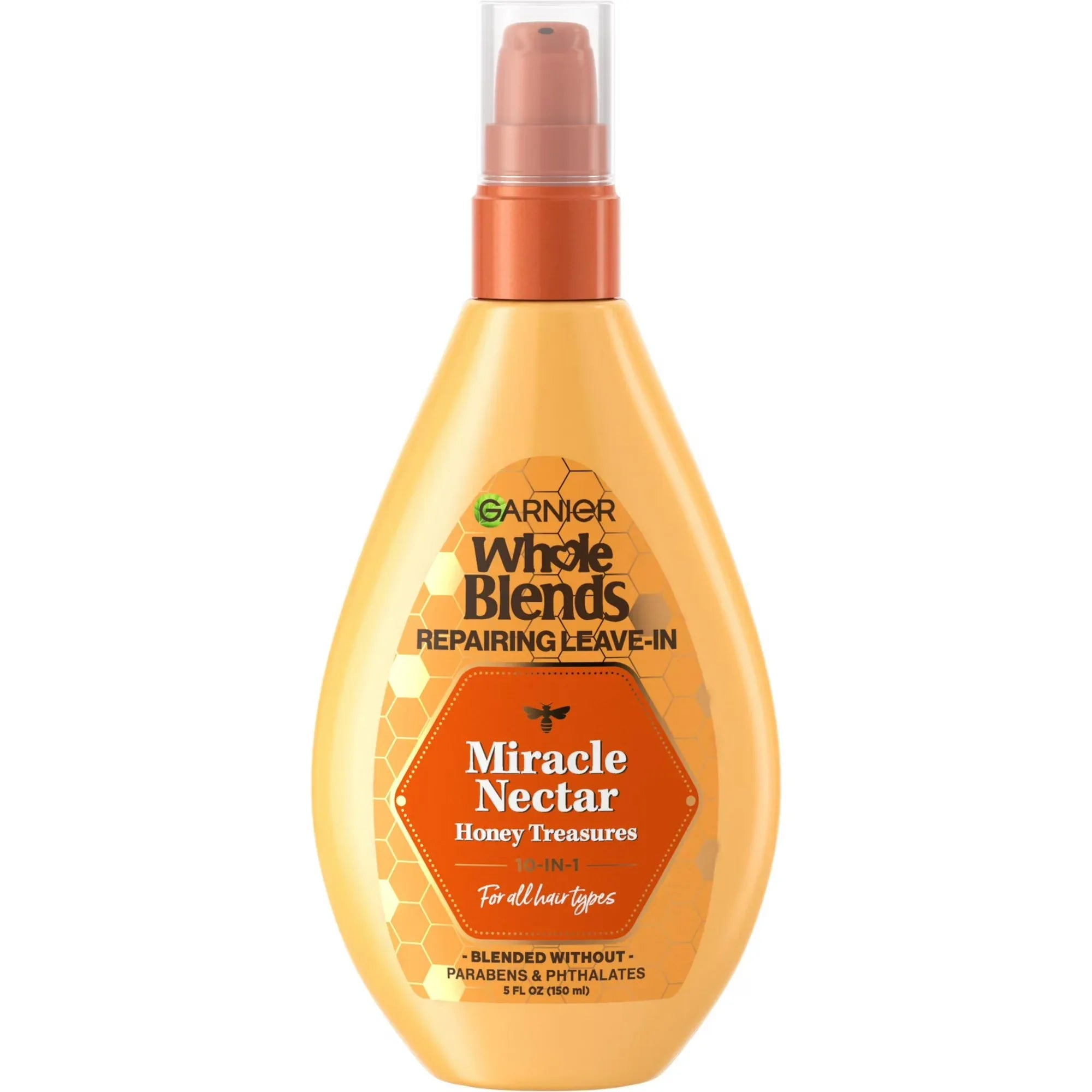 Wholesale Price with free shipping across the USA for Garnier Whole Blends Leave-In Miracle Nectar Honey Treasures Treatment, 5 fl. oz. - Manji Distributors