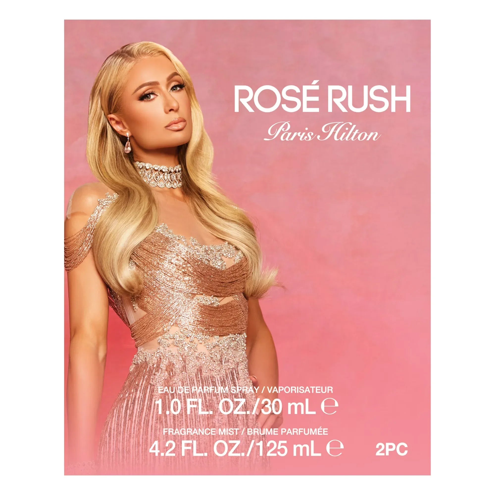 Wholesale Price with free shipping across the USA for Paris Hilton Rose Rush Eau de Parfum, Perfume for Women, 1.0 oz with Bonus 4.2 oz Body Mist - Manji Distributors