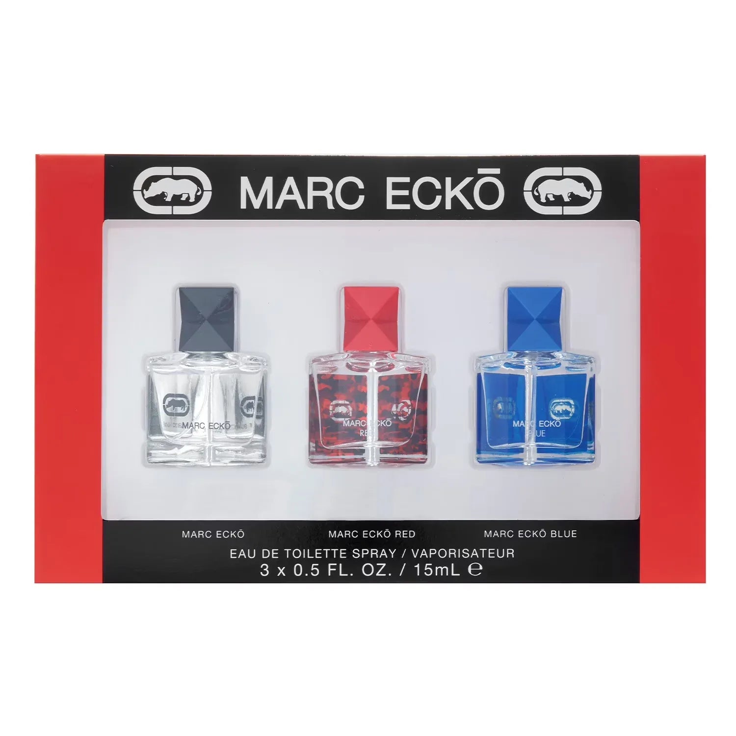 Wholesale Price with free shipping across the USA for Marc Ecko Gift Set for Men, 3 piece 0.5 fl oz each - Manji Distributors