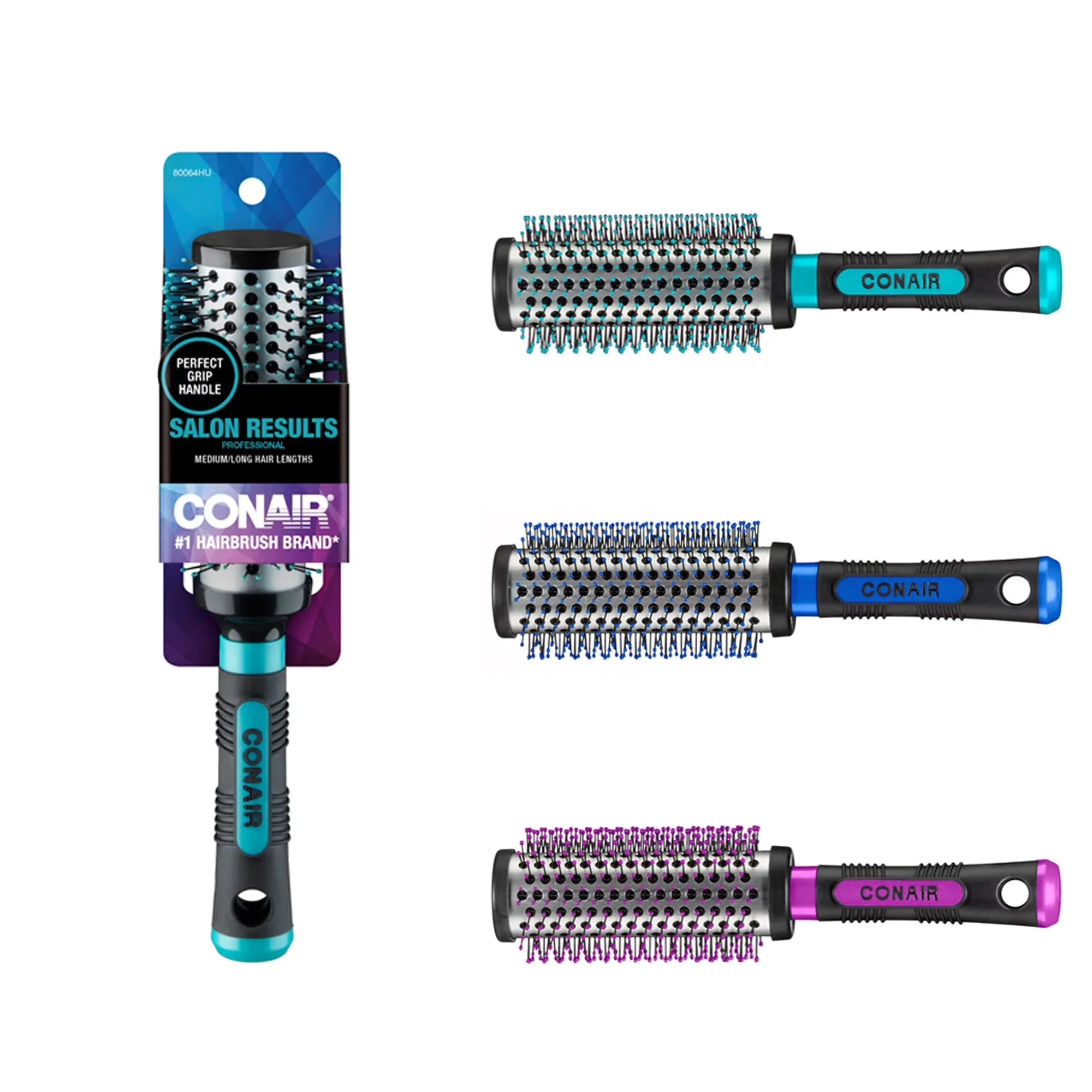Wholesale Price with free shipping across the USA for Conair Professional Large Round Hair Brush, Multicolor - Manji Distributors