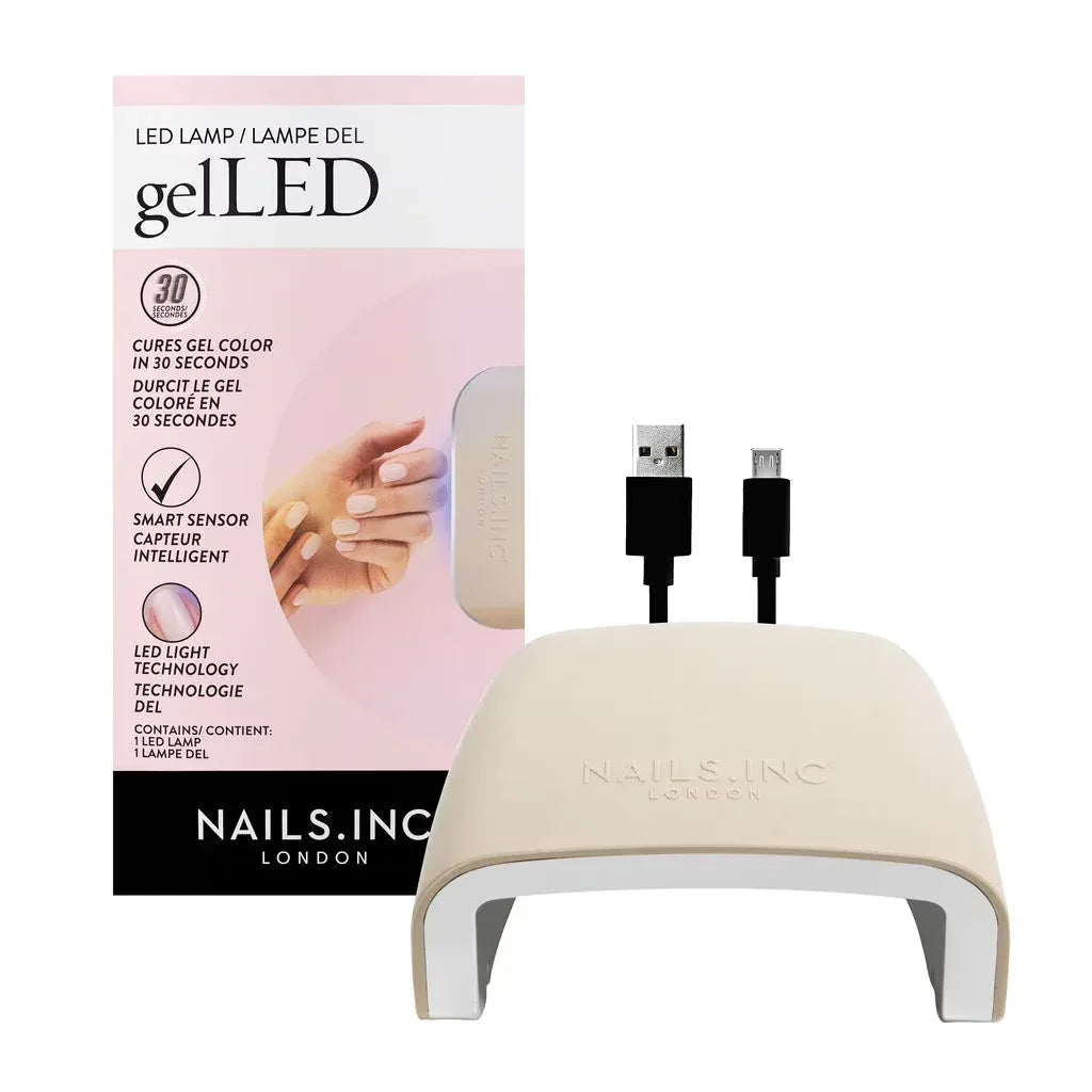 Wholesale Price with free shipping across the USA for Nails.INC x Sensationail GelLED Gel Nails Nude LED Lamp, Flash Cures in 15 and 30 Seconds - Manji Distributors