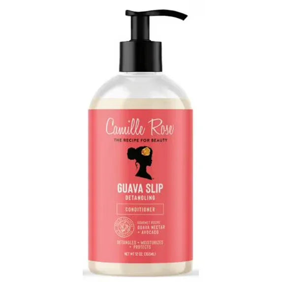 Wholesale Price with free shipping across the USA for Camille Rose Guava Slip Detangling Hydrate & Condition All Ages Conditioner with Kakadu Plum Extract & Soursop, 12oz - Manji Distributors