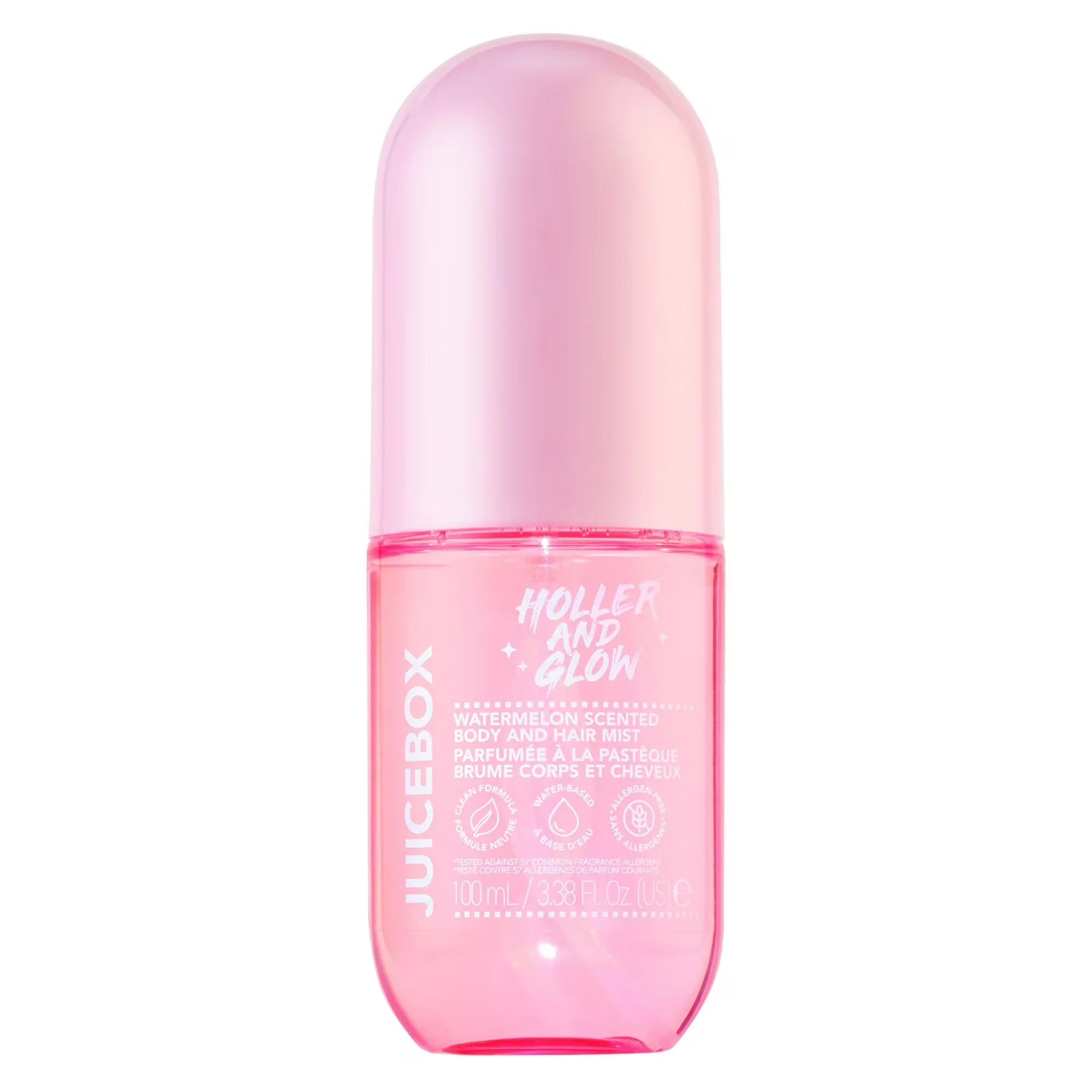 Wholesale Price with free shipping across the USA for Holler and Glow Juice Box Body & Hair Mist, Fruity Scented, Water Based, 3.38 Fl Oz - Manji Distributors