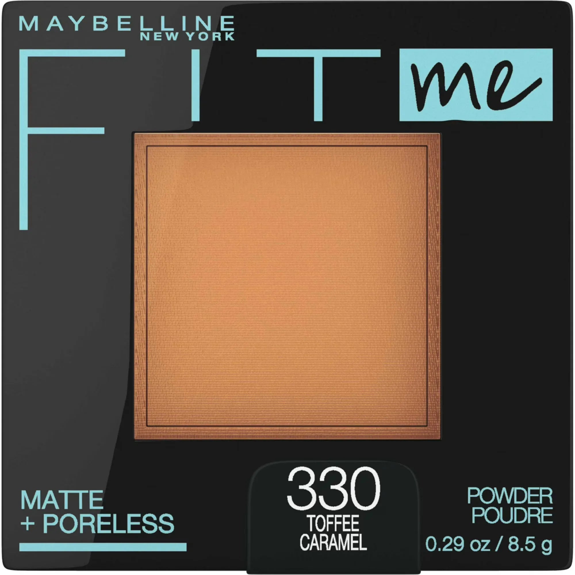 Wholesale Price with free shipping across the USA for Maybelline Fit Me Matte Poreless Pressed Face Powder Makeup, Toffee, 0.29 oz - Manji Distributors