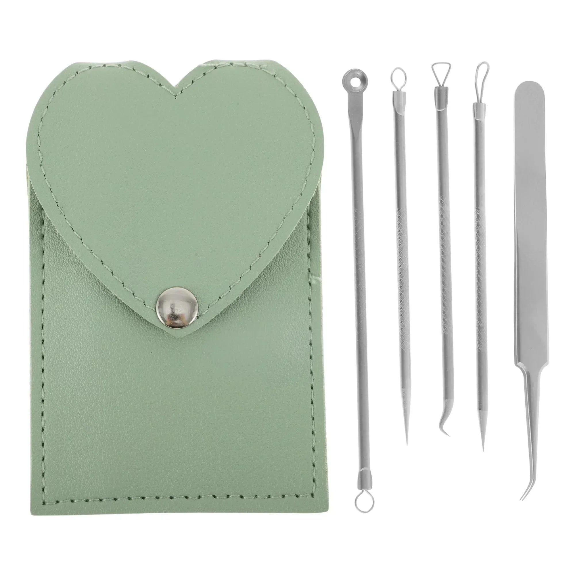 Wholesale Price with free shipping across the USA for Unique Bargains Purification Pimple Extractor Tool Kit Silver Tone - Manji Distributors