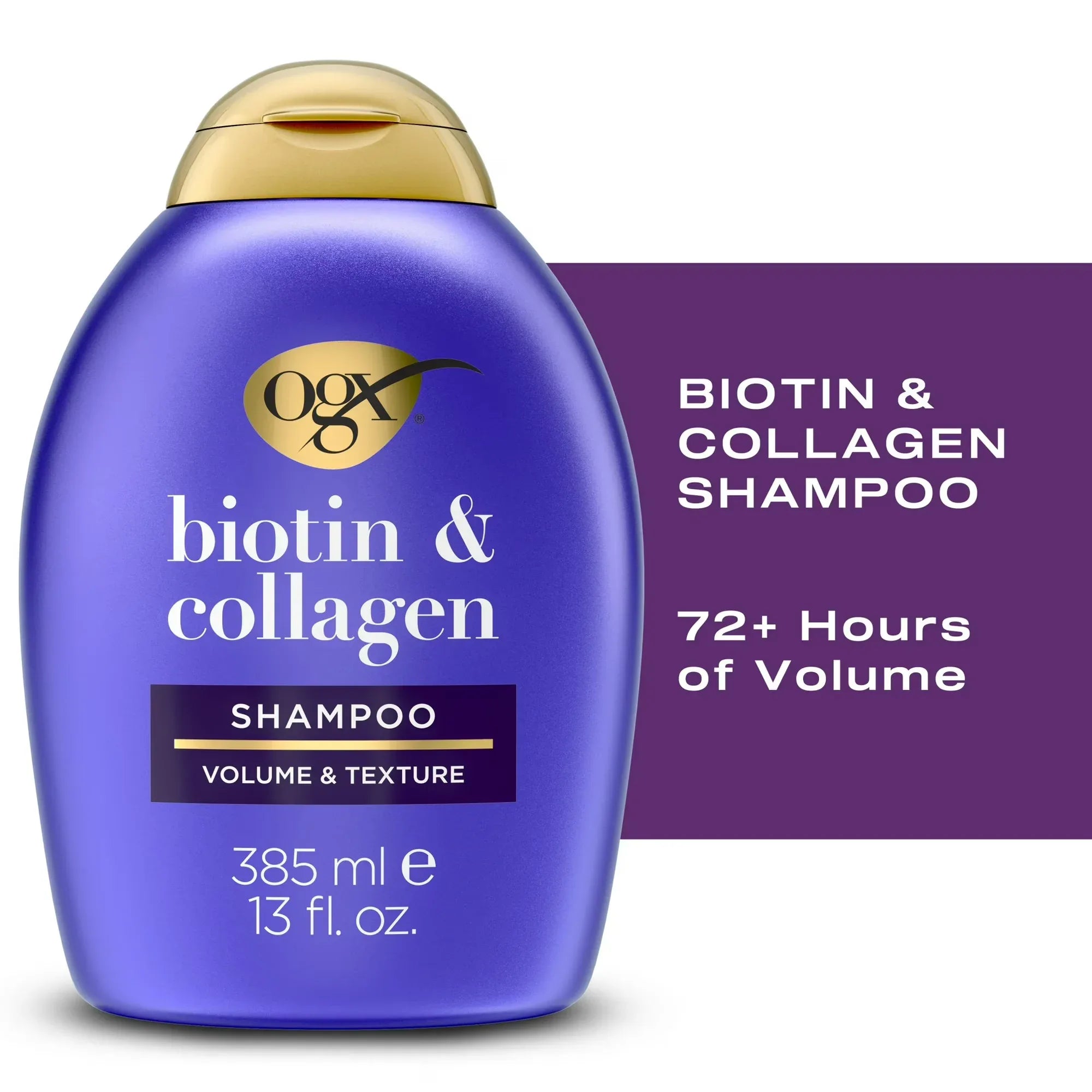 Wholesale Price with free shipping across the USA for OGX Thick and Full, Biotin and Collagen Volumizing Shampoo, 13 fl. oz - Manji Distributors