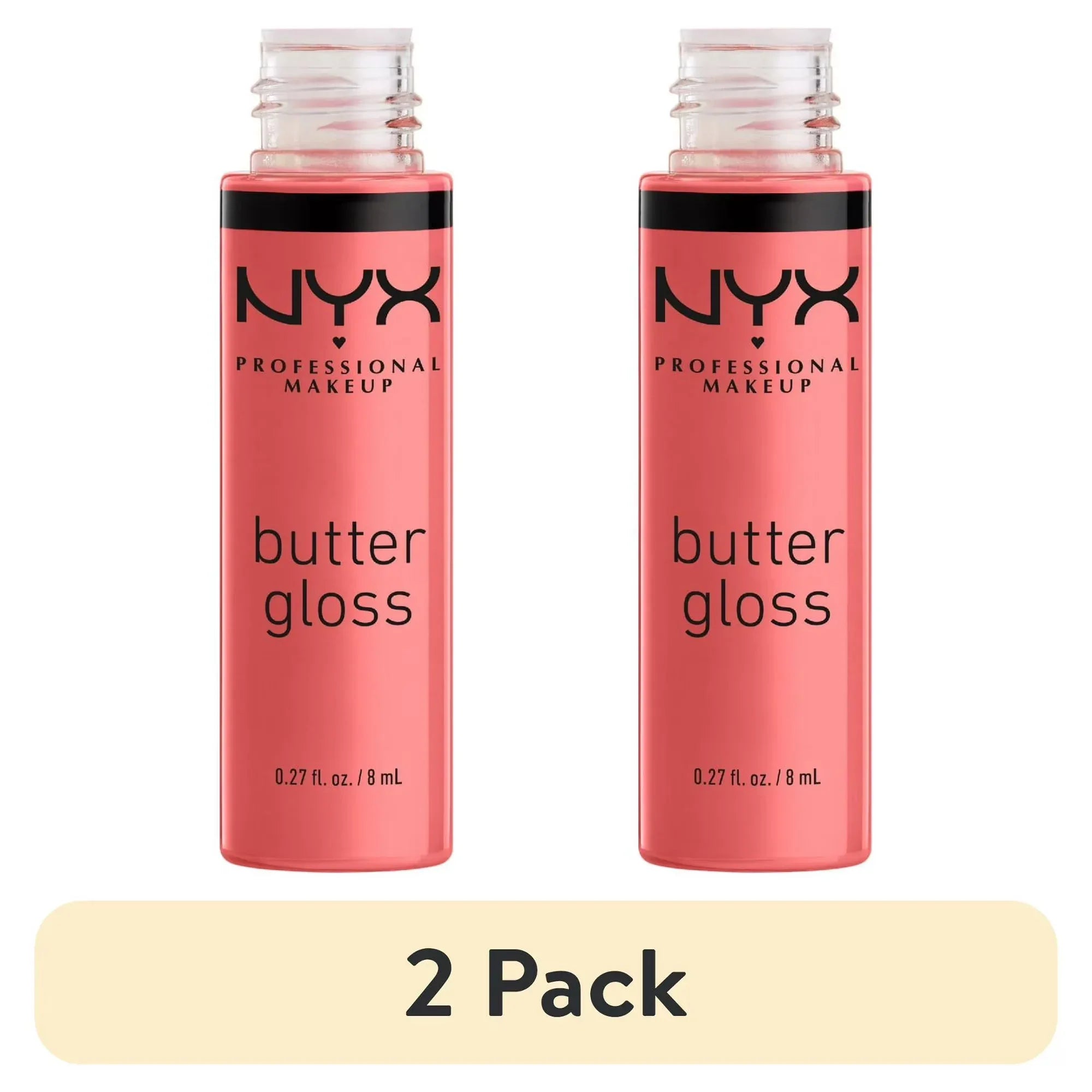 Wholesale Price with free shipping across the USA for (2 pack) NYX Professional Makeup Butter Gloss, Non-Sticky Lip Gloss, Creme Brulee, 0.27 Oz - Manji Distributors