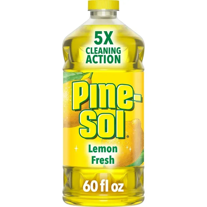 Wholesale Price with free shipping across the USA for (6 pack) Pine-Sol Multi-Surface Floor Cleaner, Lemon Fresh, 60 Fluid Ounces - Manji Distributors