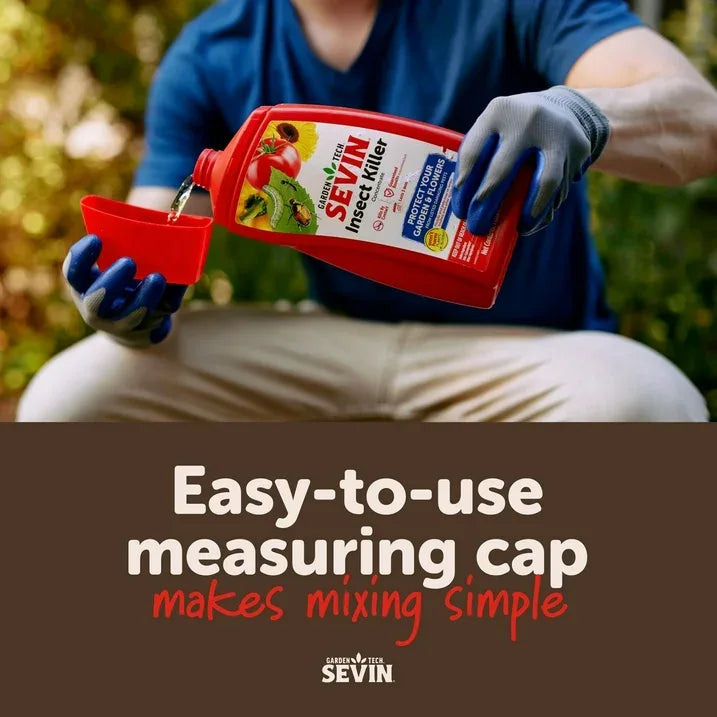 Wholesale Price with free shipping across the USA for Sevin Insect Killer Concentrate, for Gardens and Flowers, 32 oz. - Manji Distributors