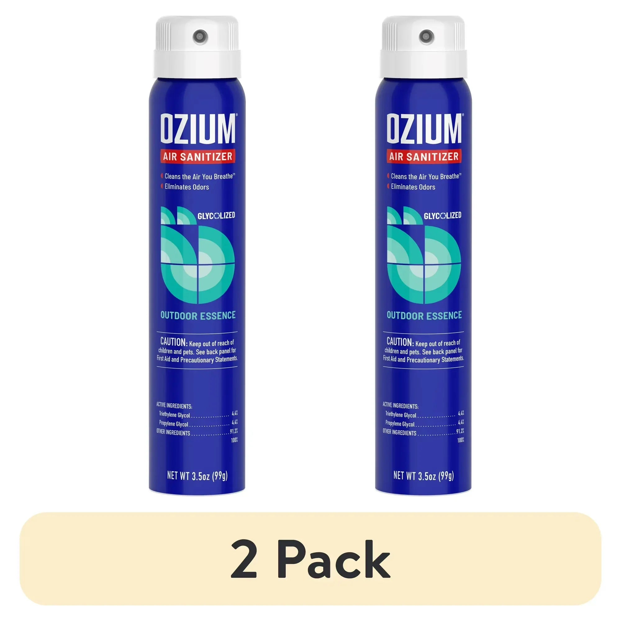 Wholesale Price with free shipping across the USA for (2 pack) OZIUM Outdoor Essence Stand Alone Spray Automotive Air Freshener, 1 Pack, 3.5 oz Can - Manji Distributors