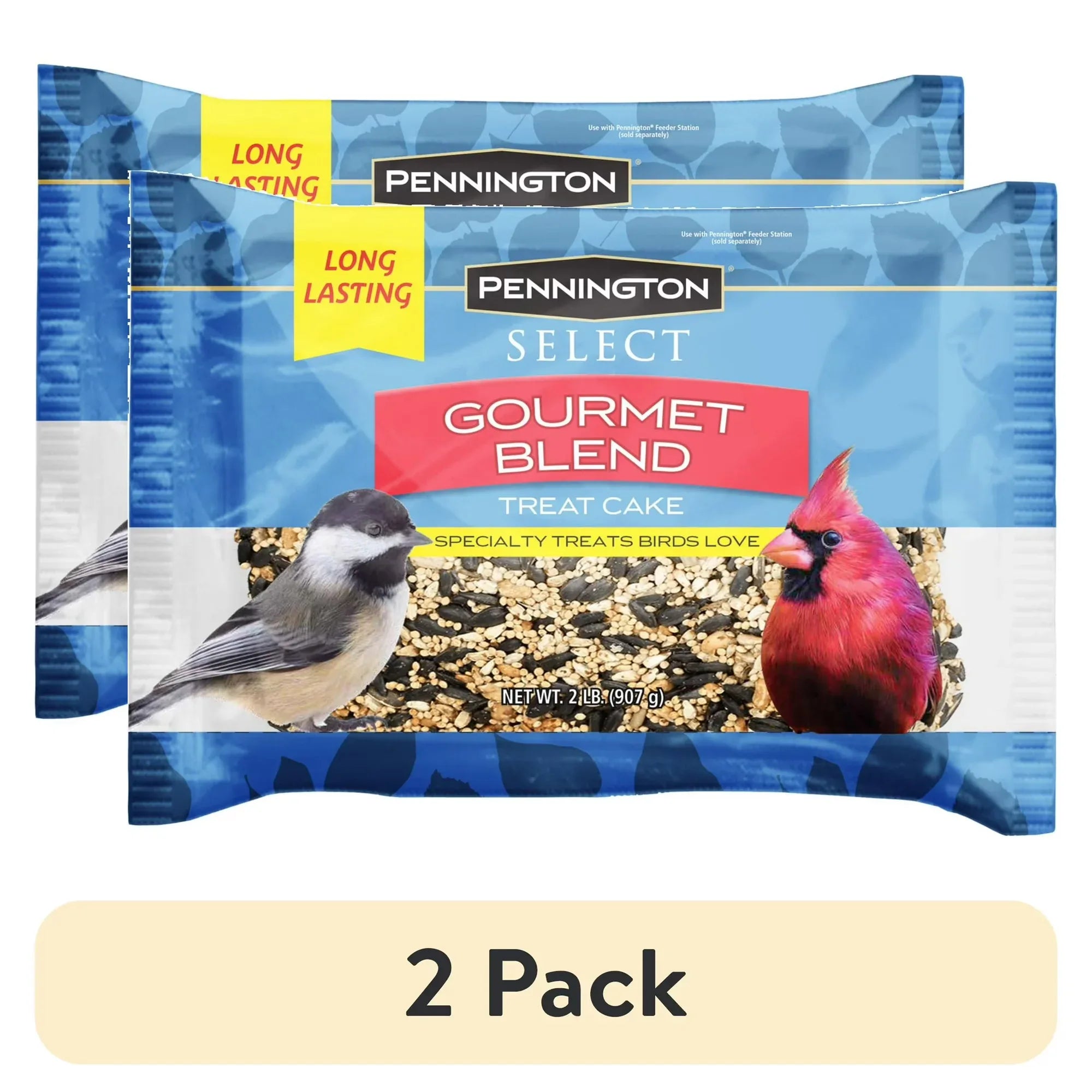 Wholesale Price with free shipping across the USA for (2 pack) Pennington Premium Gourmet Wild Bird Seed Cake, 2 lb., 1 Pack, Dry - Manji Distributors