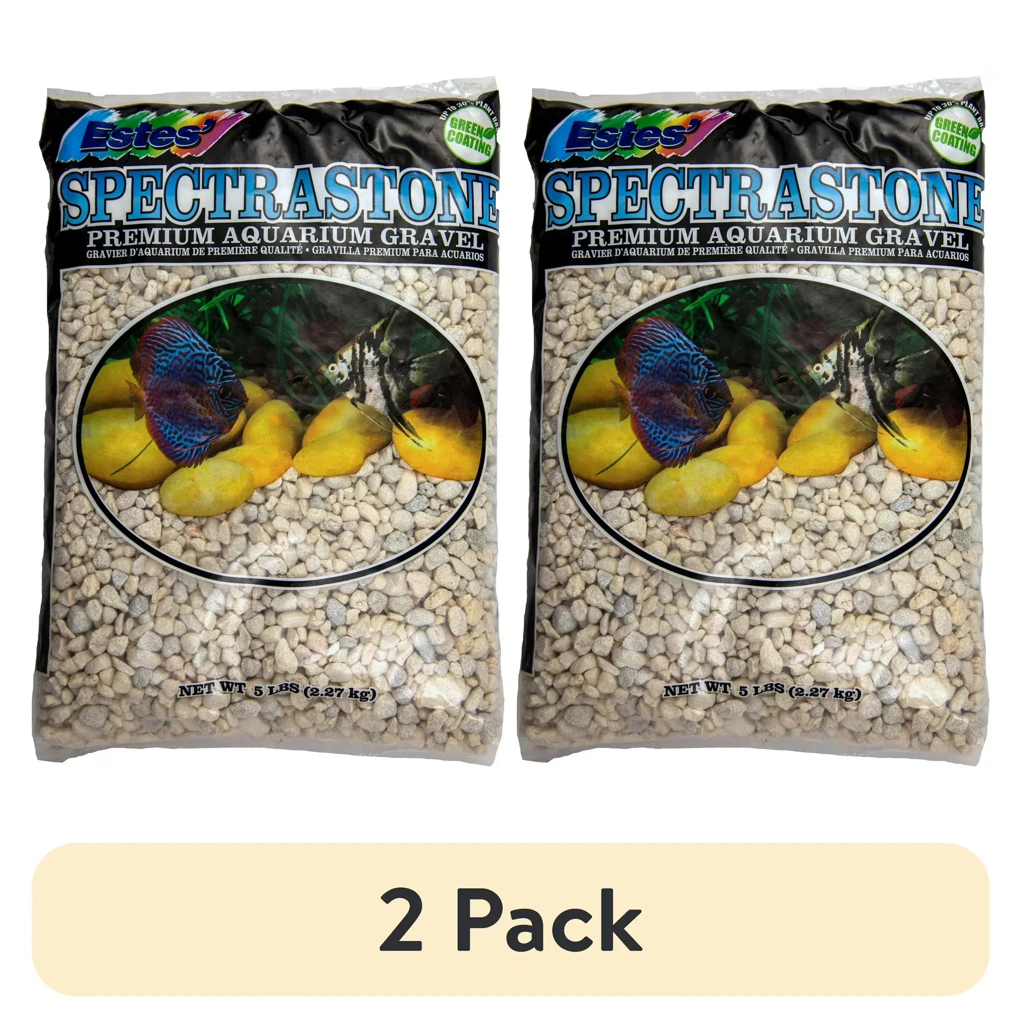 Wholesale Price with free shipping across the USA for (2 pack) Special White Aquarium Gravel 5 Lb bag - Manji Distributors