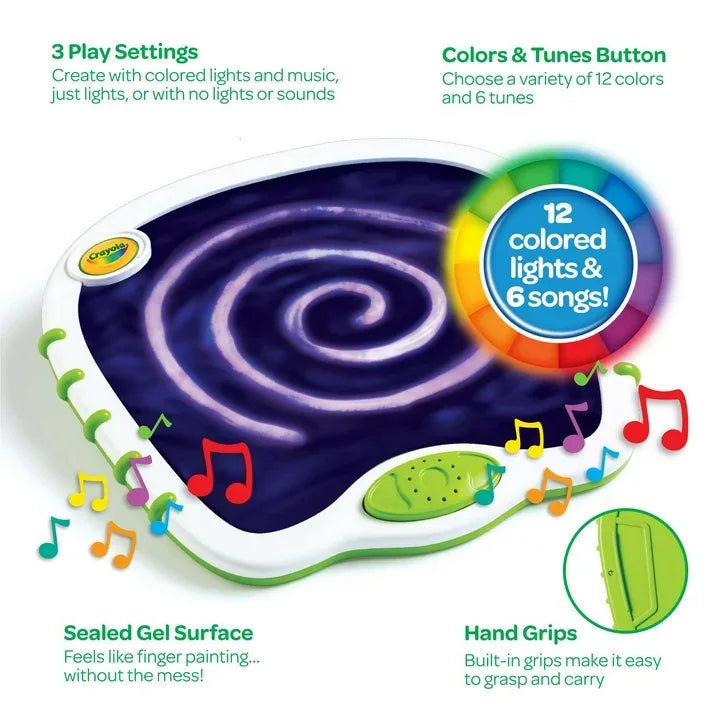 Wholesale Price with free shipping across the USA for Crayola Touch Lights, Musical Doodle Board, Multi Sensory Light Up Toy, Holiday & Christmas Gift for Toddlers, Ages 2 & Up - Manji Distributors